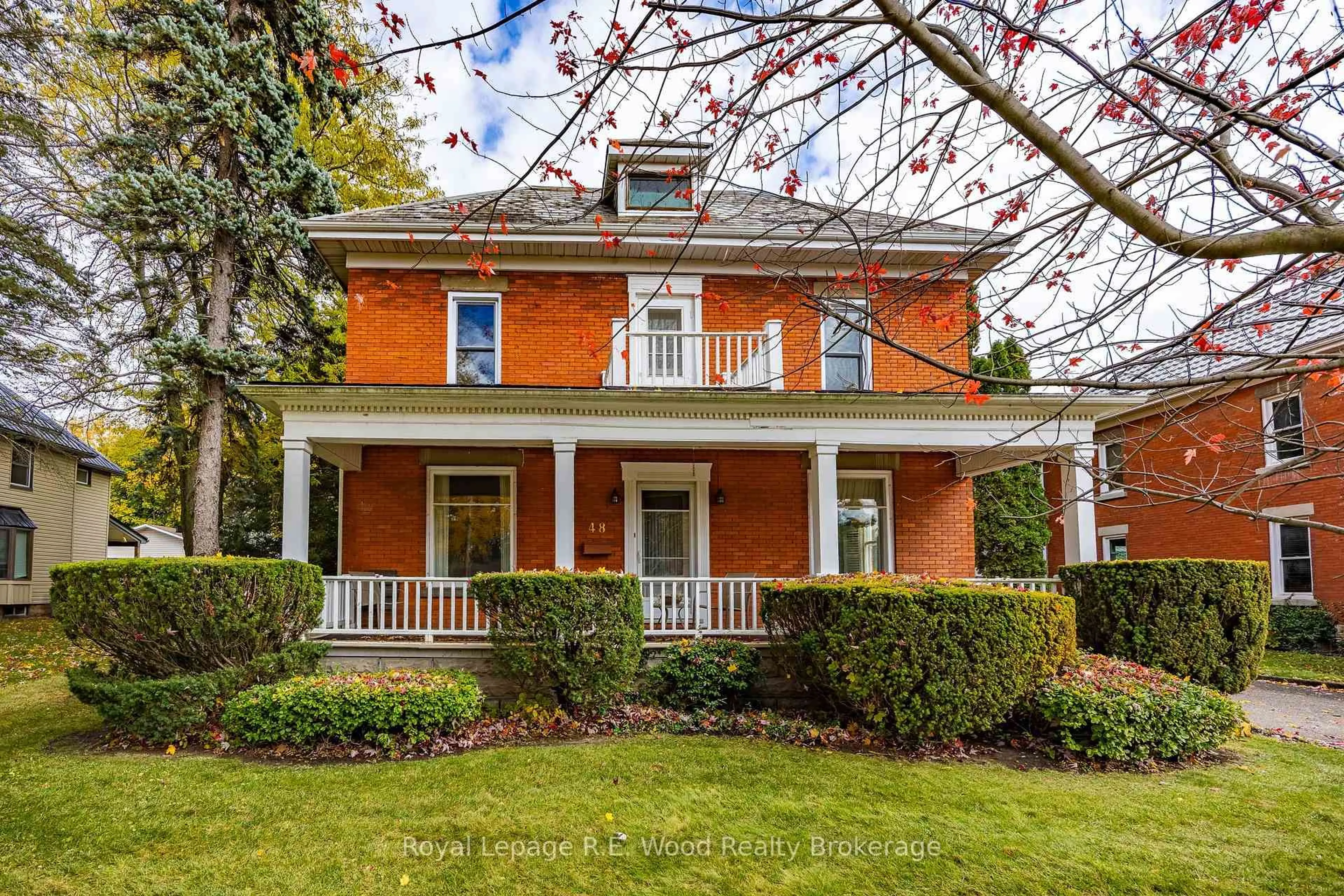 Home with brick exterior material, street for 48 Lisgar Ave, Tillsonburg Ontario N4G 3K8