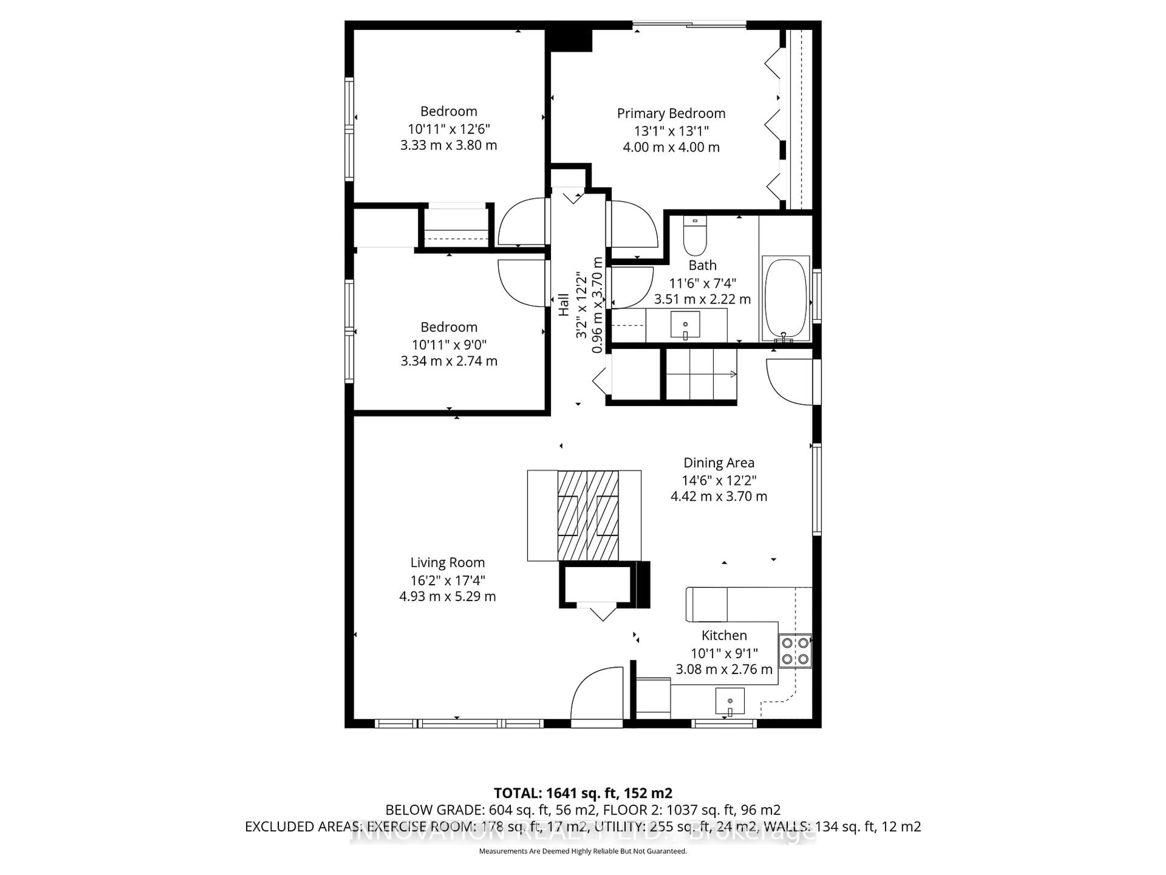 Floor plan for 2302 Horton St, Ottawa Ontario K1G 3E8