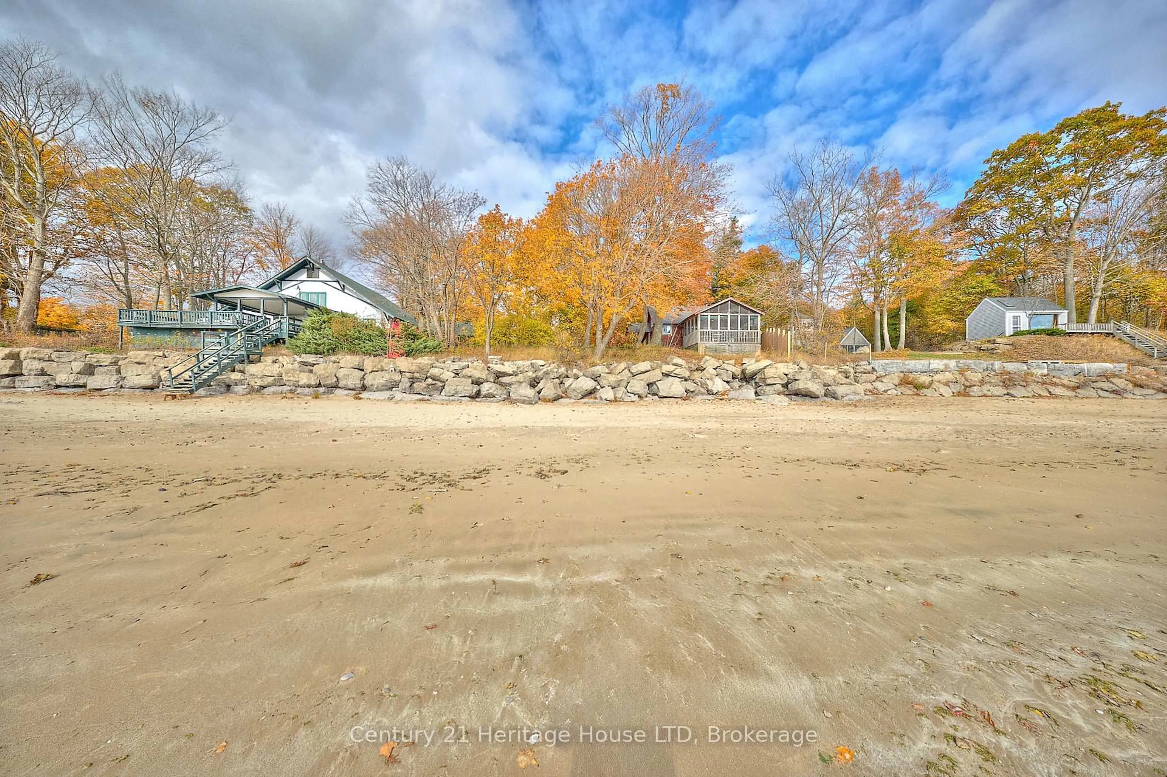 A pic from outside/outdoor area/front of a property/back of a property/a pic from drone, water/lake/river/ocean view for 1033 FIRELANE 1 Rd, Port Colborne Ontario L3K 5V3