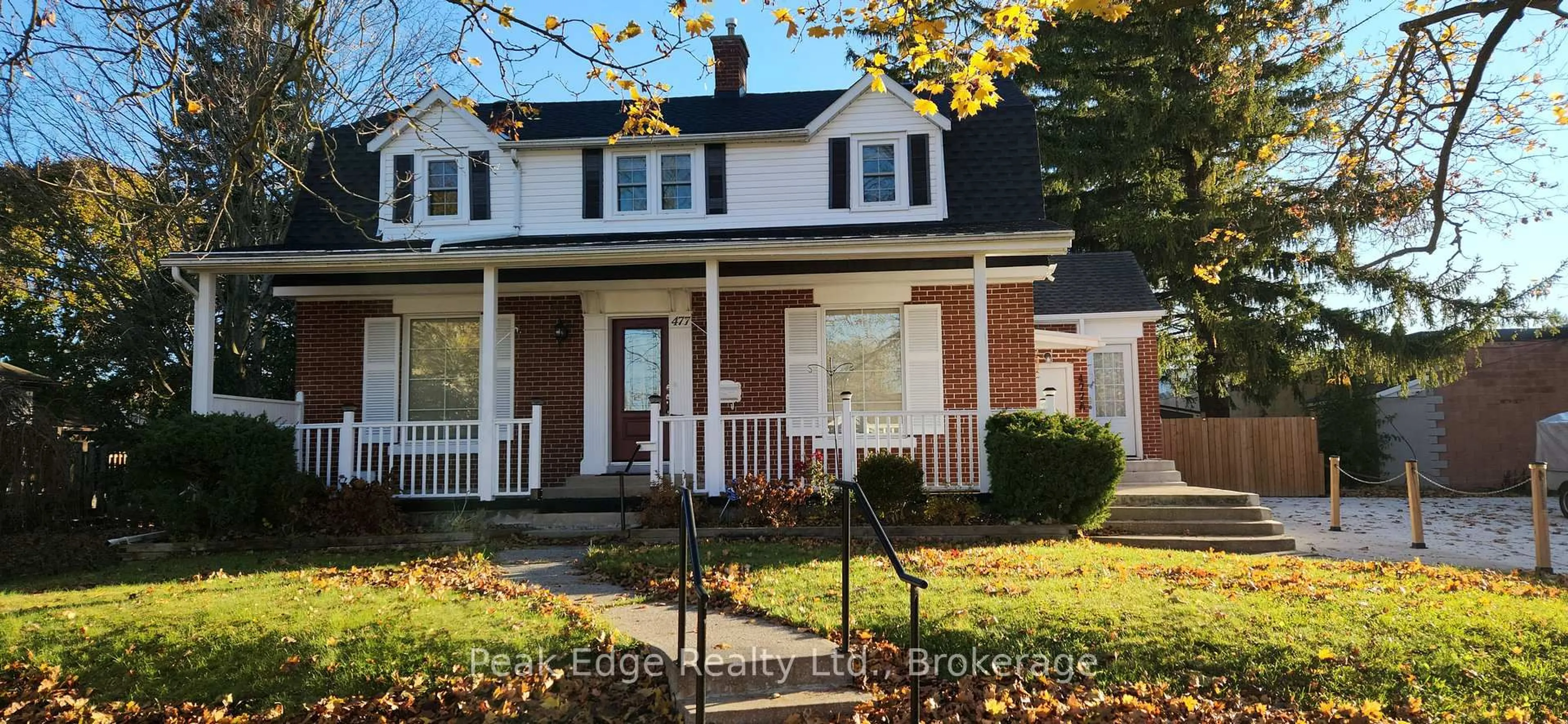 Home with brick exterior material, street for 477 12th Ave, Hanover Ontario N4N 2V1