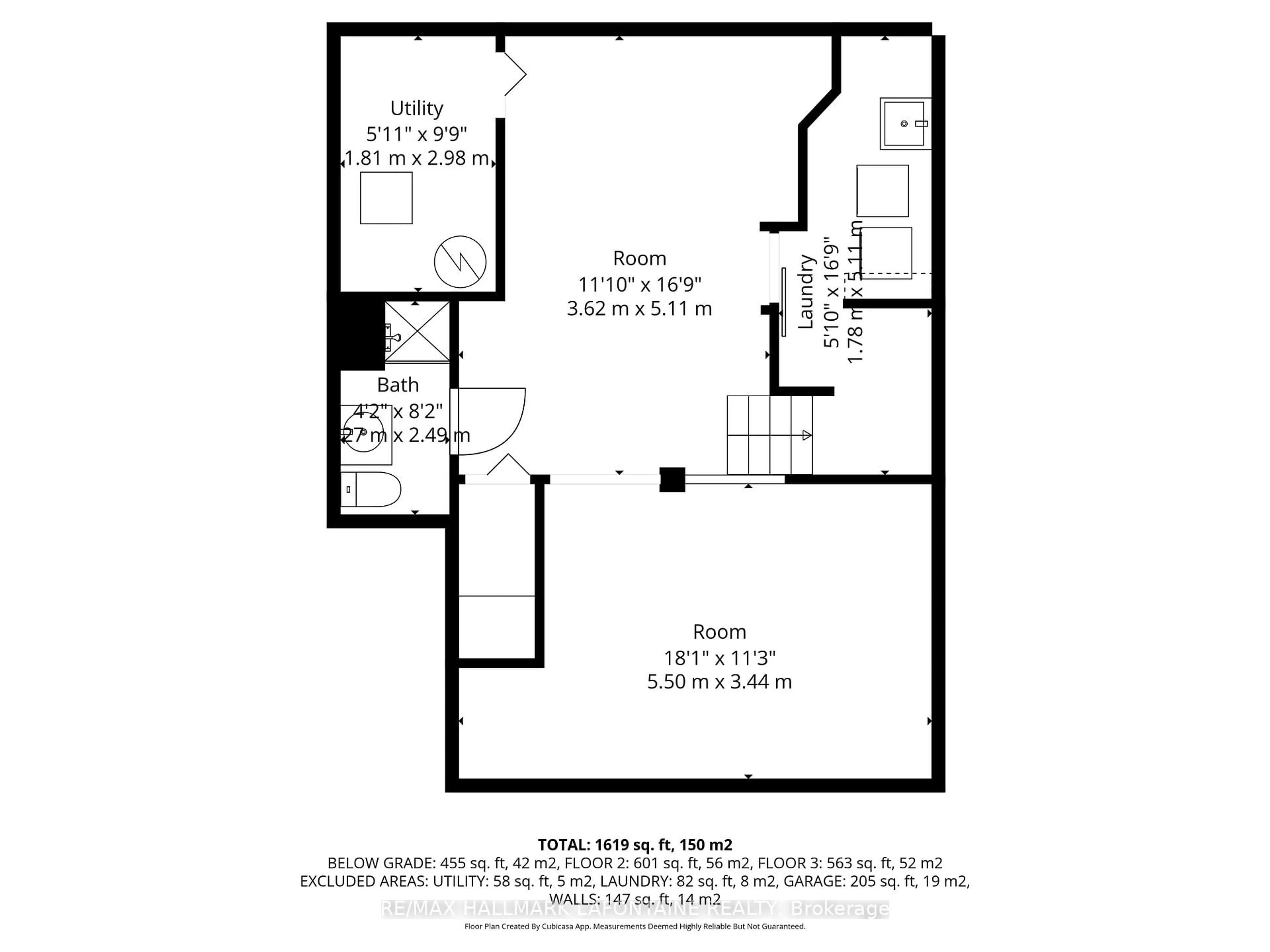 Floor plan for 303 Mockingbird Dr, Ottawa Ontario K1E 2A4