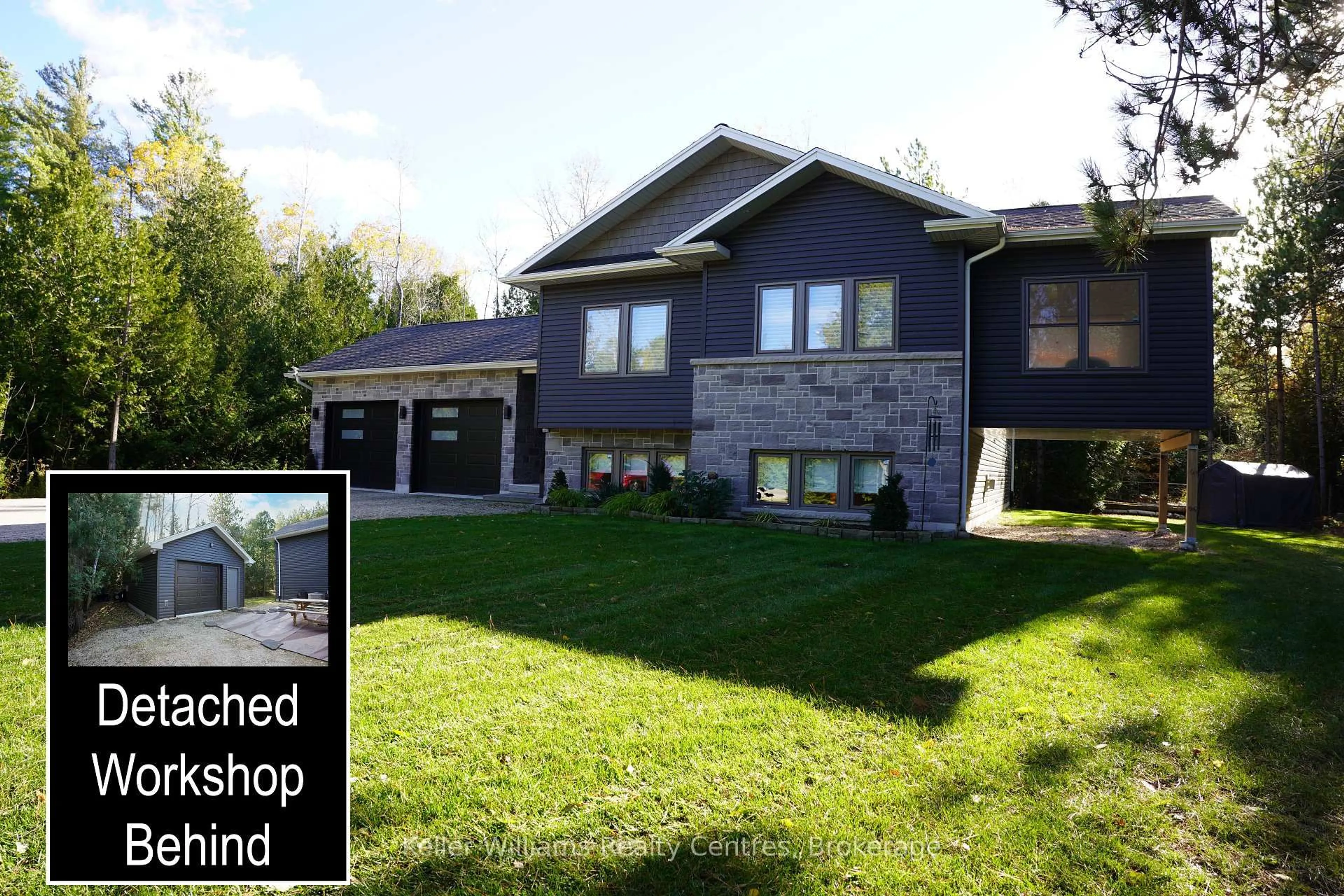 Home with vinyl exterior material, street for 18 Telford St, South Bruce Peninsula Ontario N0H 2T0