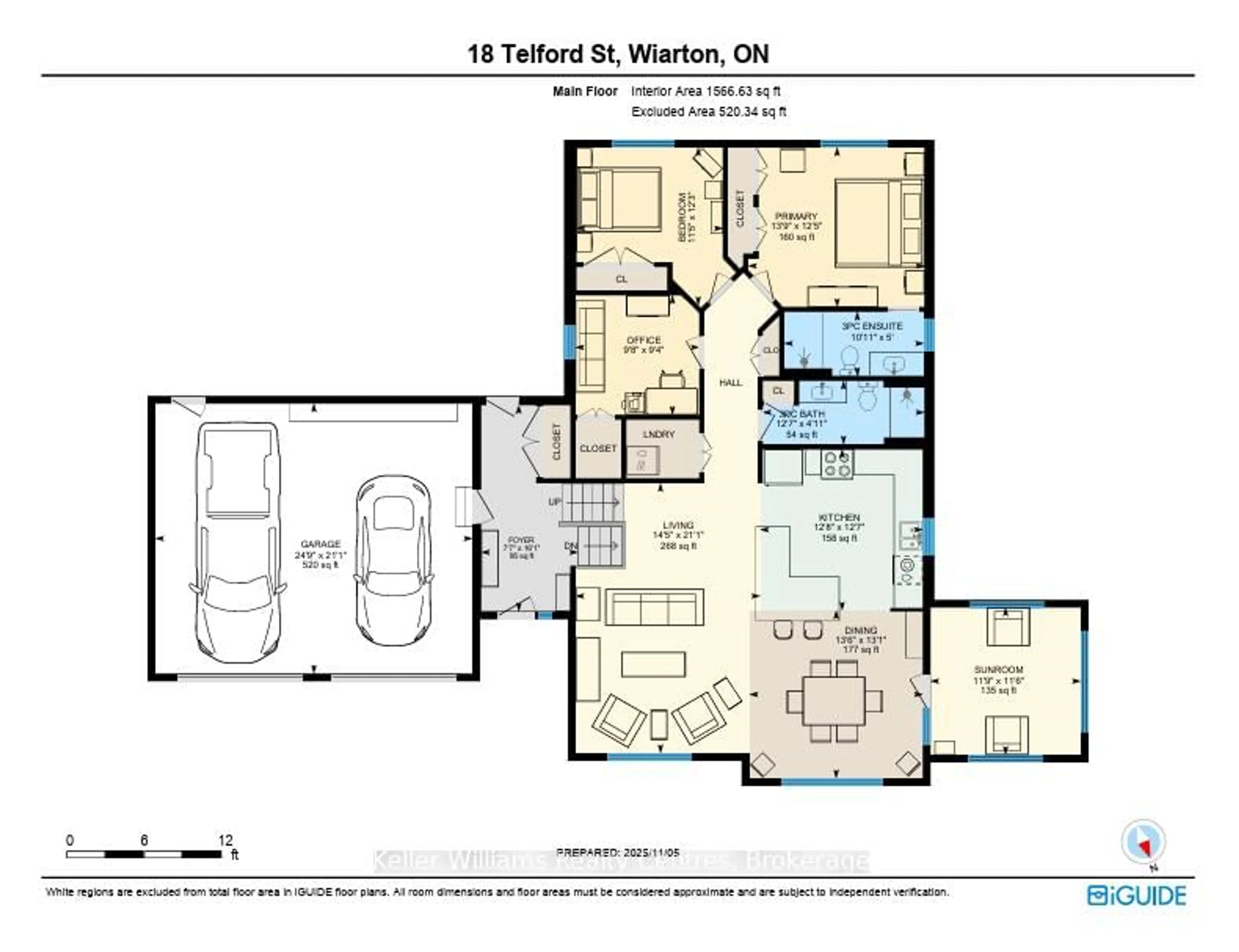 Floor plan for 18 Telford St, South Bruce Peninsula Ontario N0H 2T0