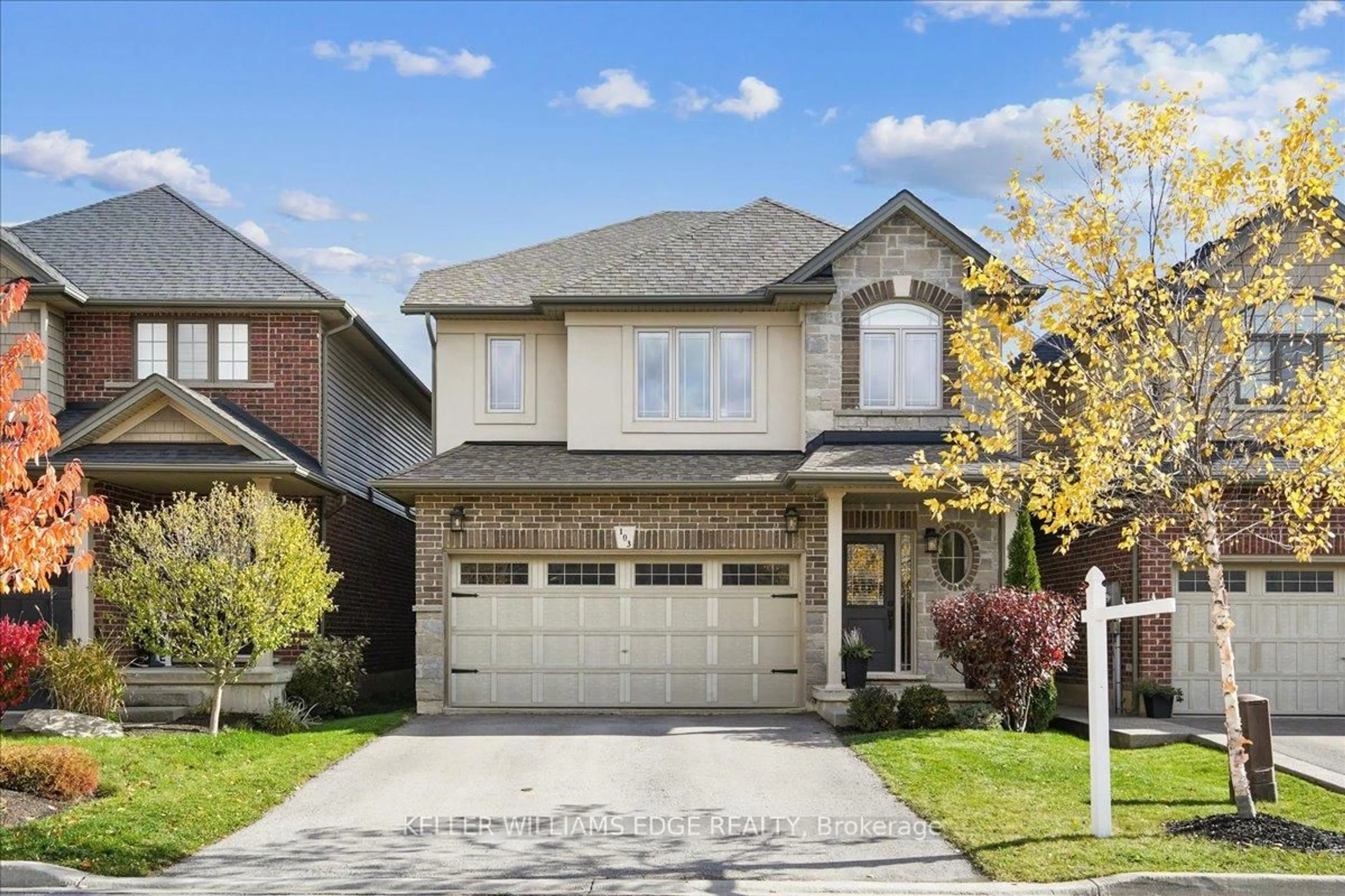 Home with brick exterior material, street for 103 Cutts Cres, Hamilton Ontario L0R 1C0