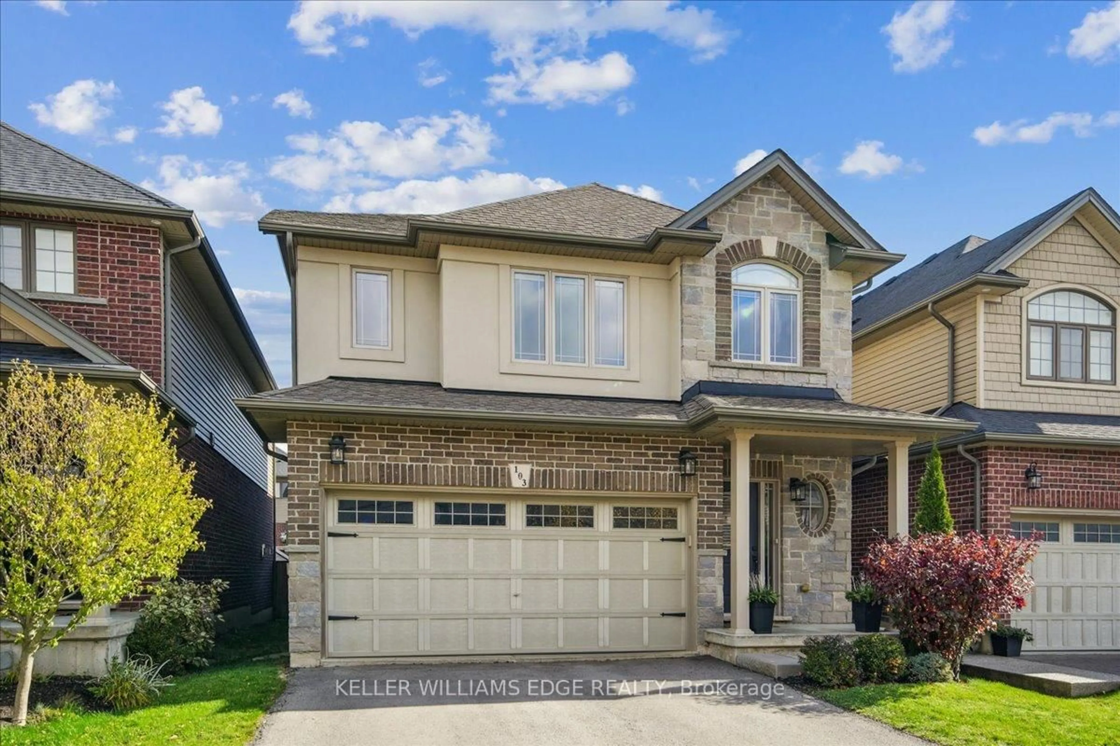 Home with brick exterior material, street for 103 Cutts Cres, Hamilton Ontario L0R 1C0