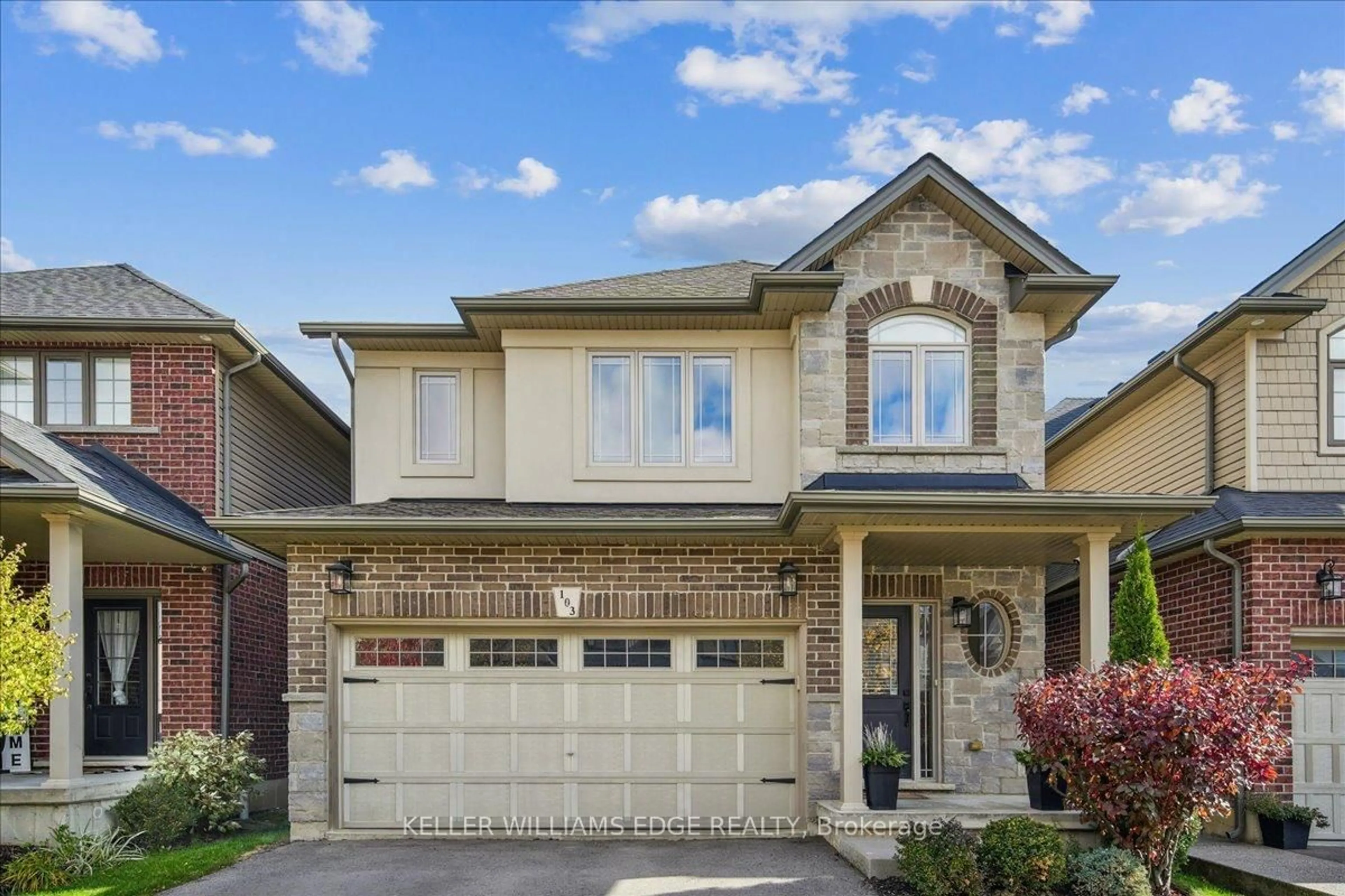 Home with brick exterior material, street for 103 Cutts Cres, Hamilton Ontario L0R 1C0