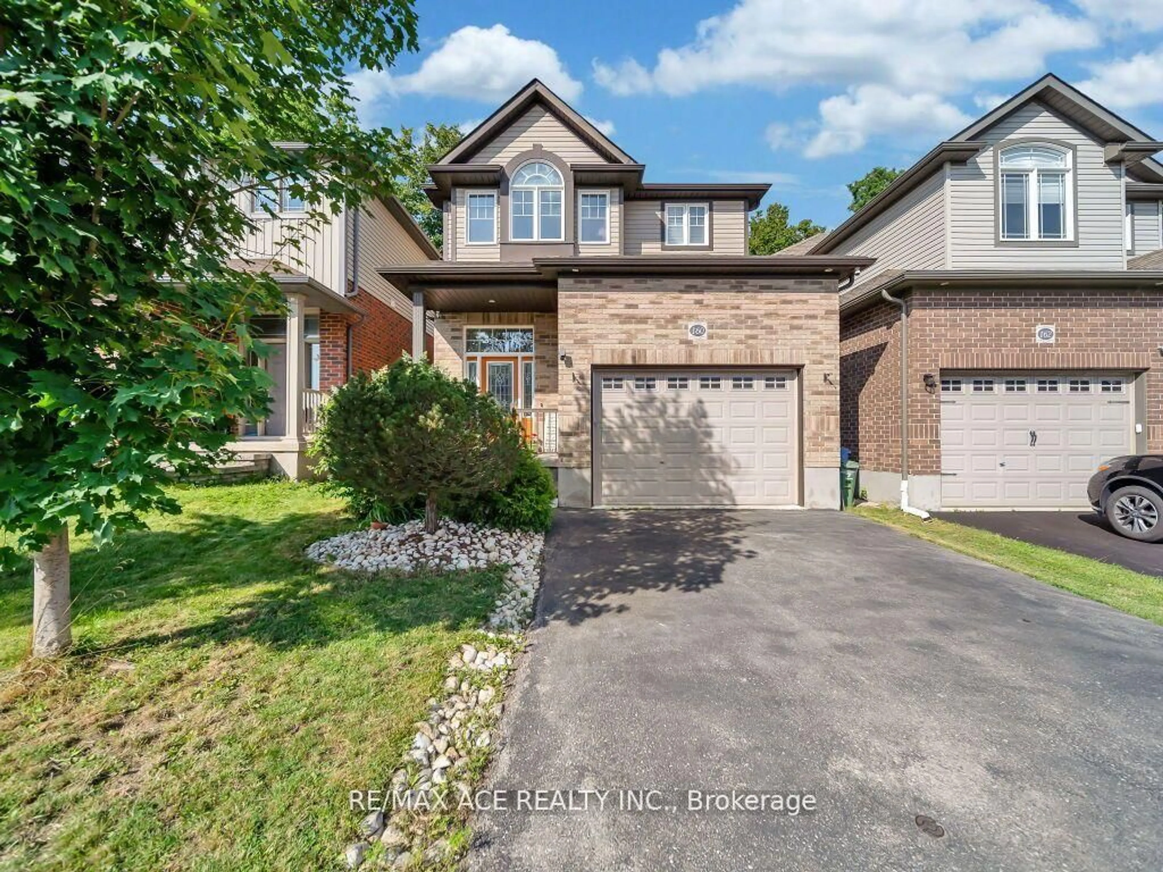Home with brick exterior material, street for 160 Kemp Cres, Guelph Ontario N1E 0K1