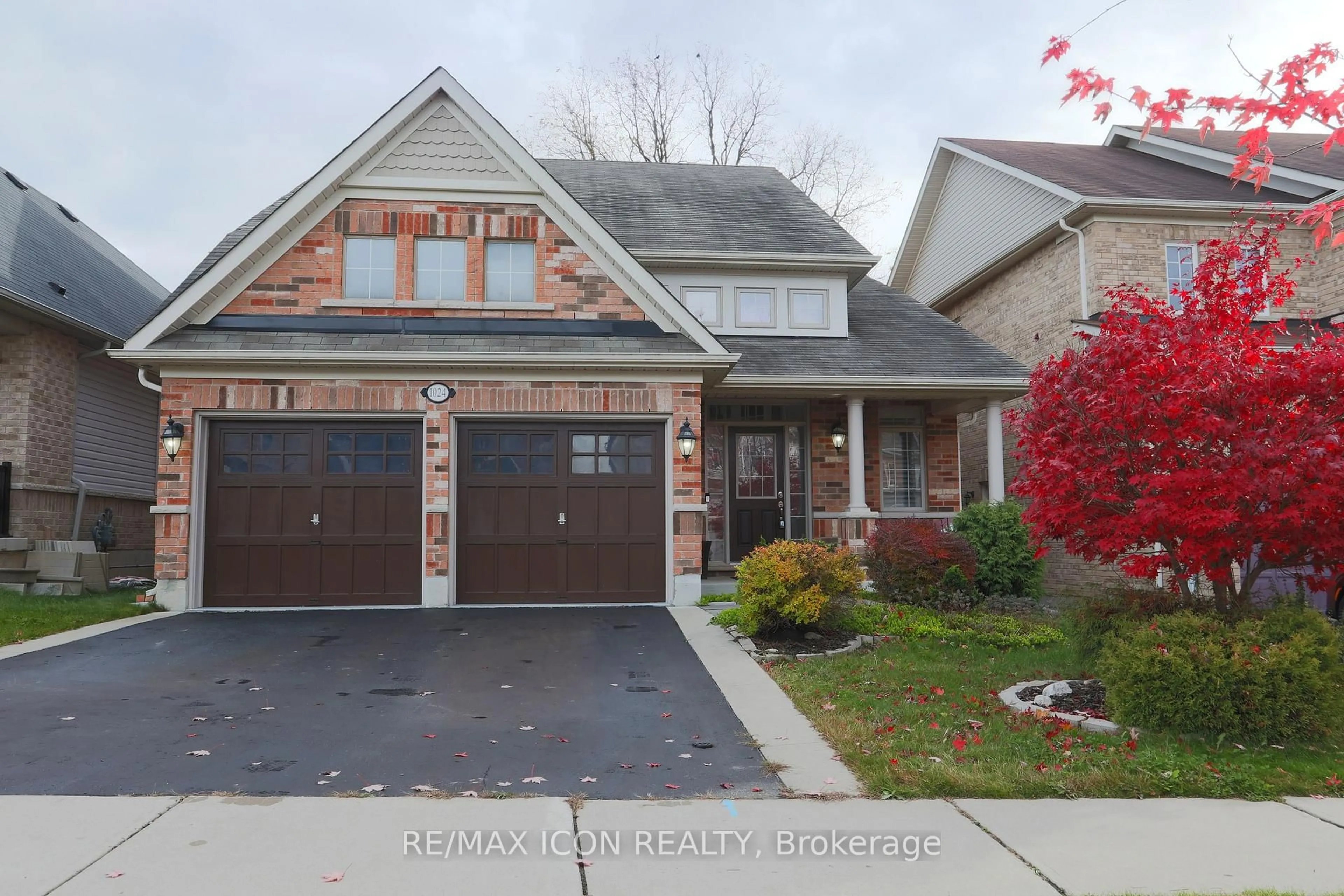 Home with brick exterior material, street for 1024 Upper Thames Dr, Woodstock Ontario N4T 0H4