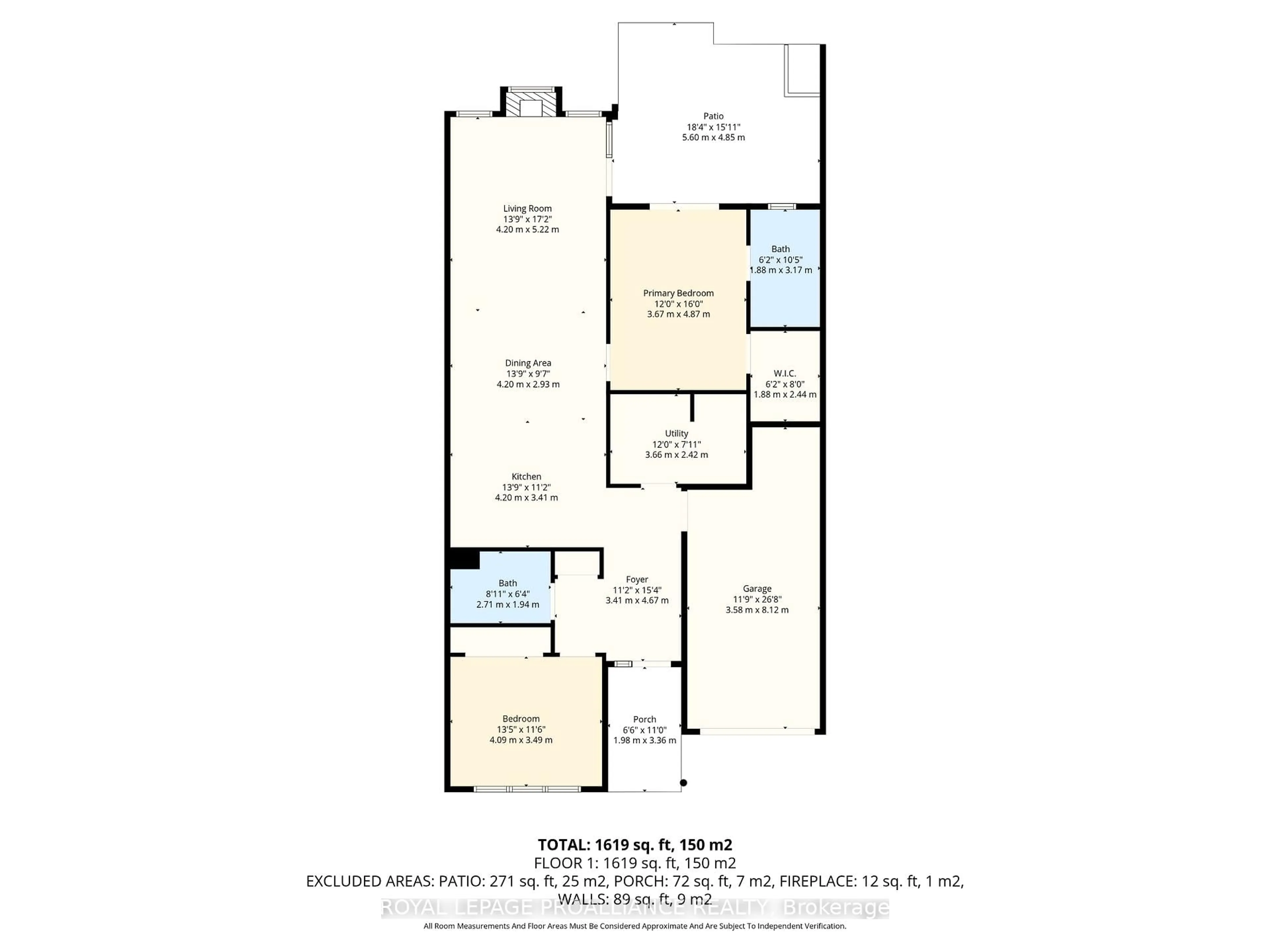 Floor plan for 23 Cove Cres, Brighton Ontario K0K 1K0