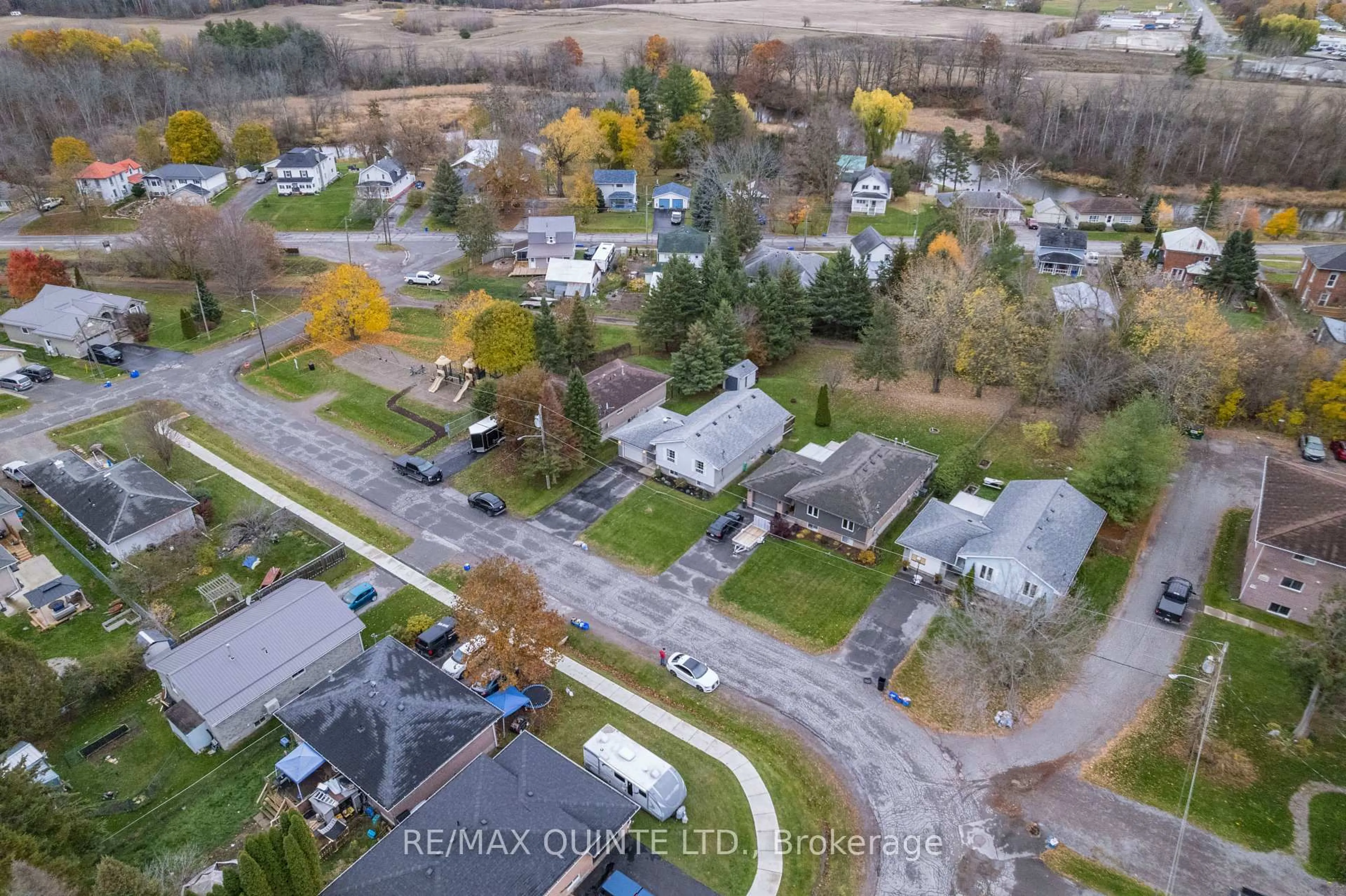 A pic from outside/outdoor area/front of a property/back of a property/a pic from drone, street for 6 Tanner Dr, Stirling Ontario K0K 3E0