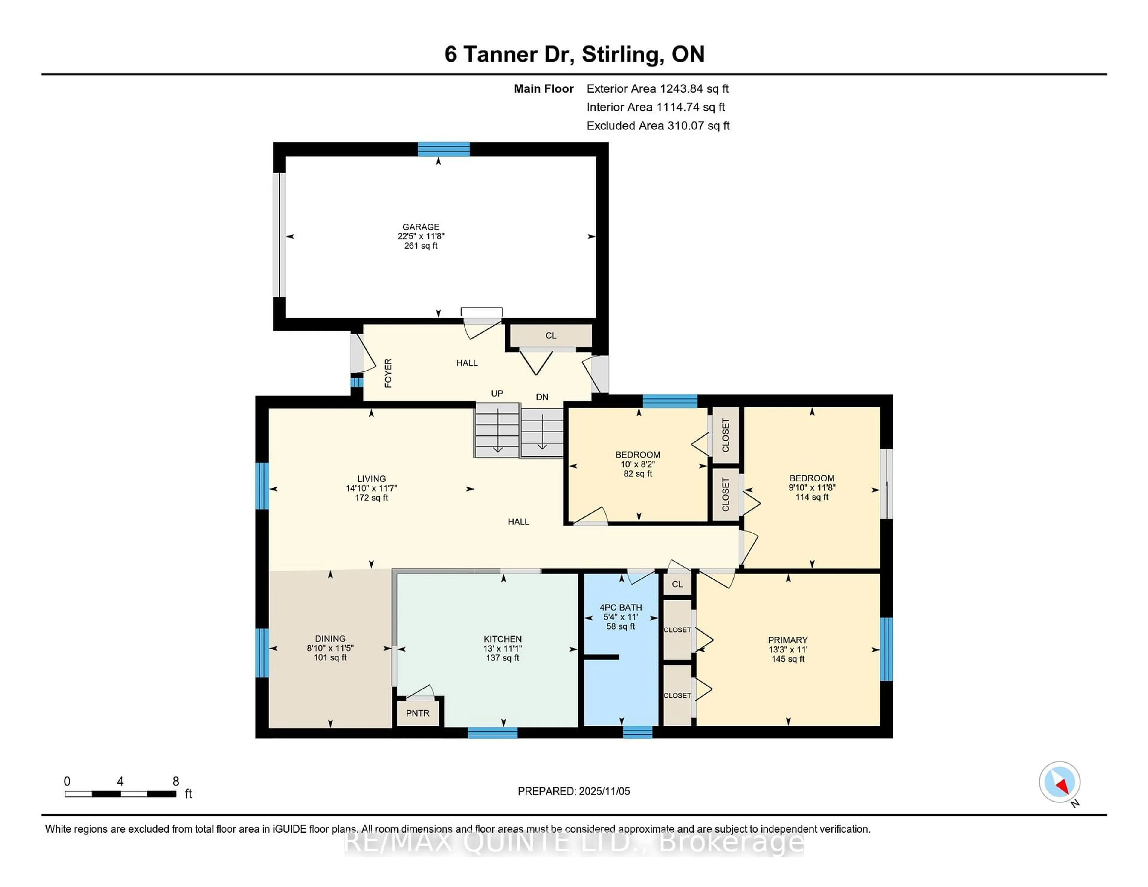 Floor plan for 6 Tanner Dr, Stirling Ontario K0K 3E0