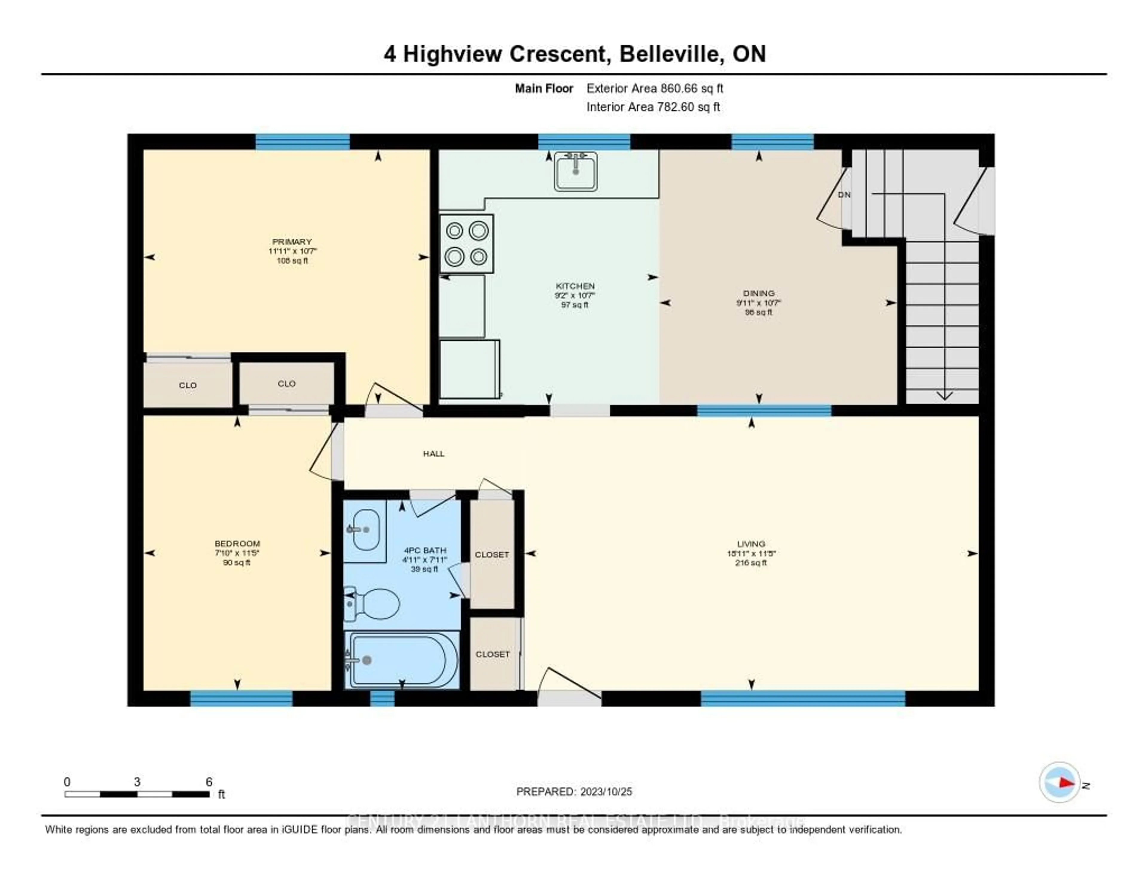 Floor plan for 4 Highview Cres, Belleville Ontario K8P 3G4