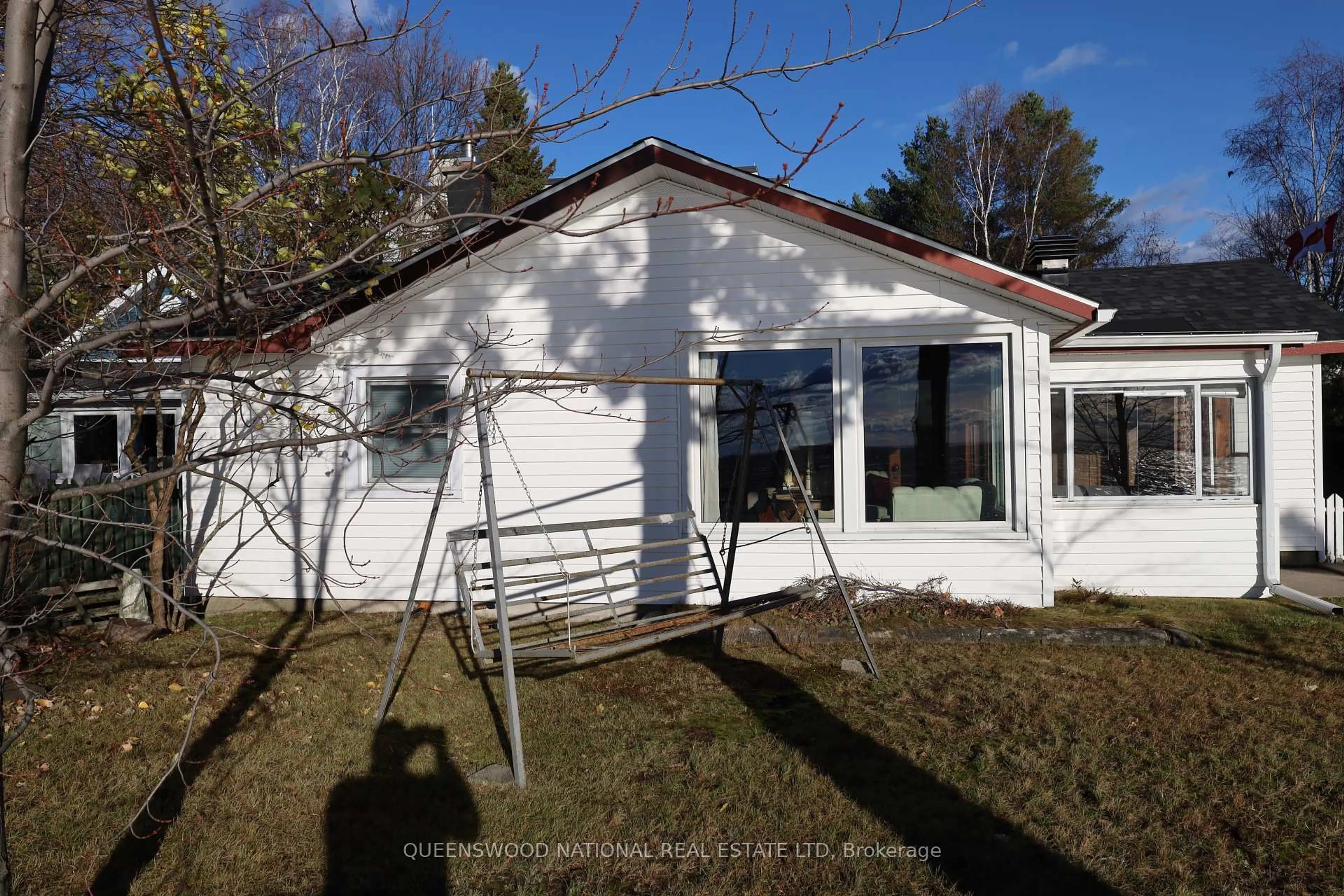 A pic from outside/outdoor area/front of a property/back of a property/a pic from drone, building for 369 Wigston Dr, North Bay Ontario P1A 1X2