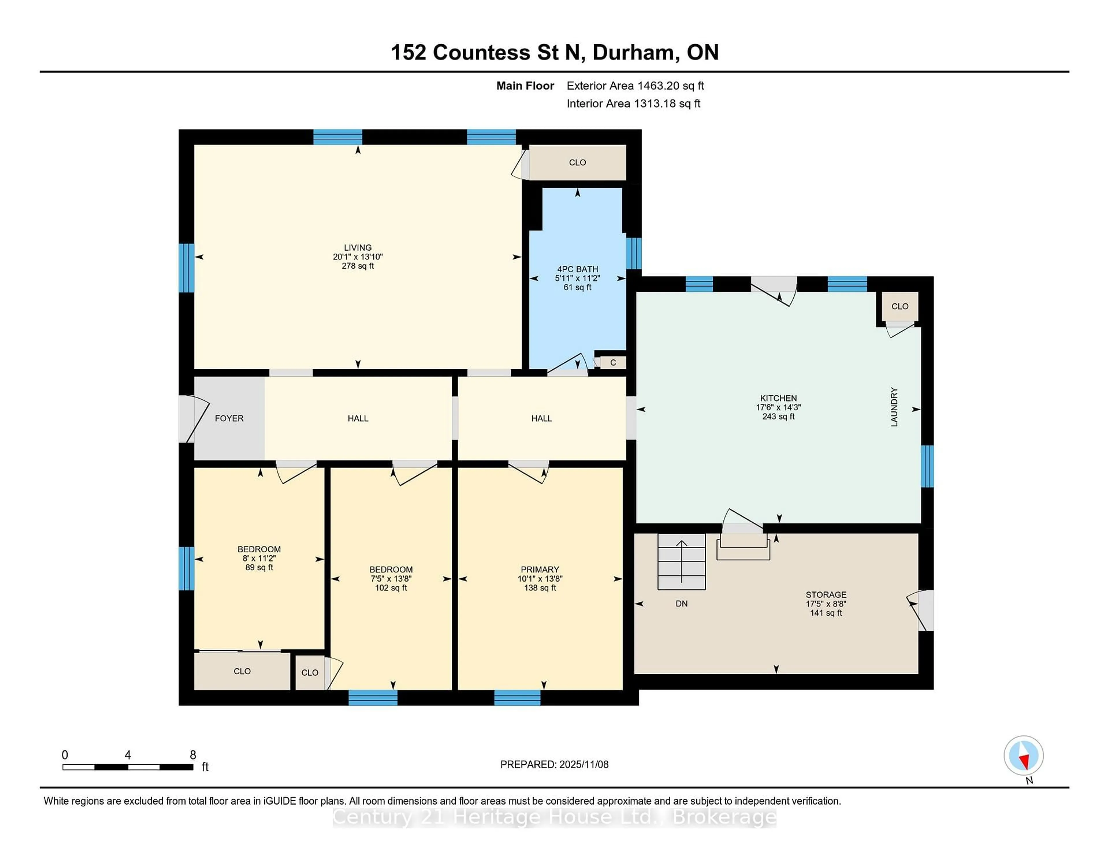 Floor plan for 152 Countess St, West Grey Ontario N0G 1R0