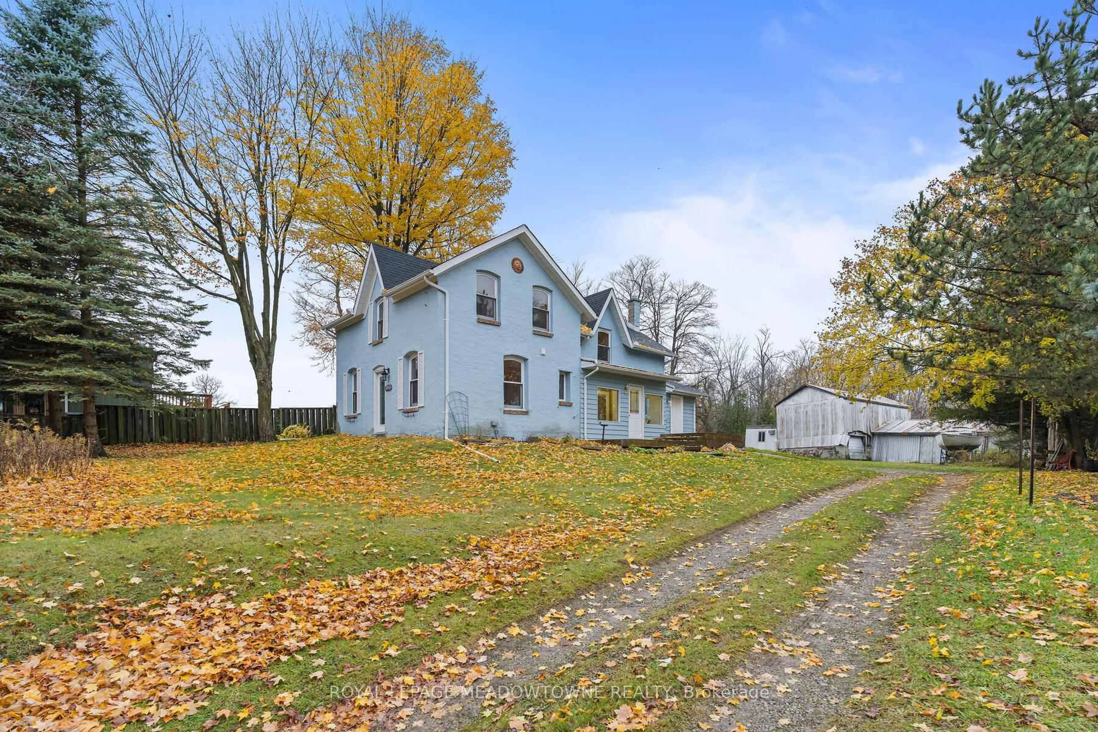 A pic from outside/outdoor area/front of a property/back of a property/a pic from drone, street for 9328 Wellington Rd 50 Rd, Erin Ontario N0B 1T0