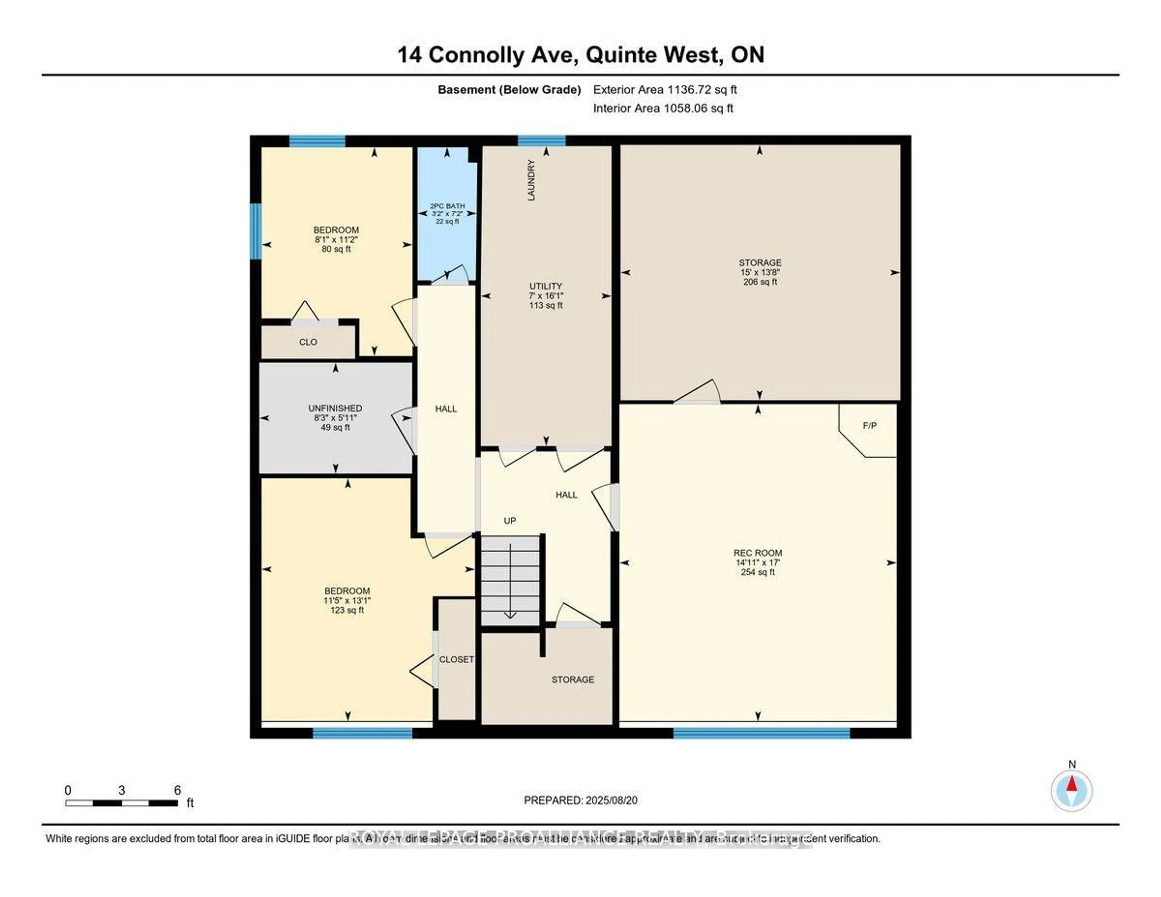 Floor plan for 14 Connolly Ave, Quinte West Ontario K8V 5T4