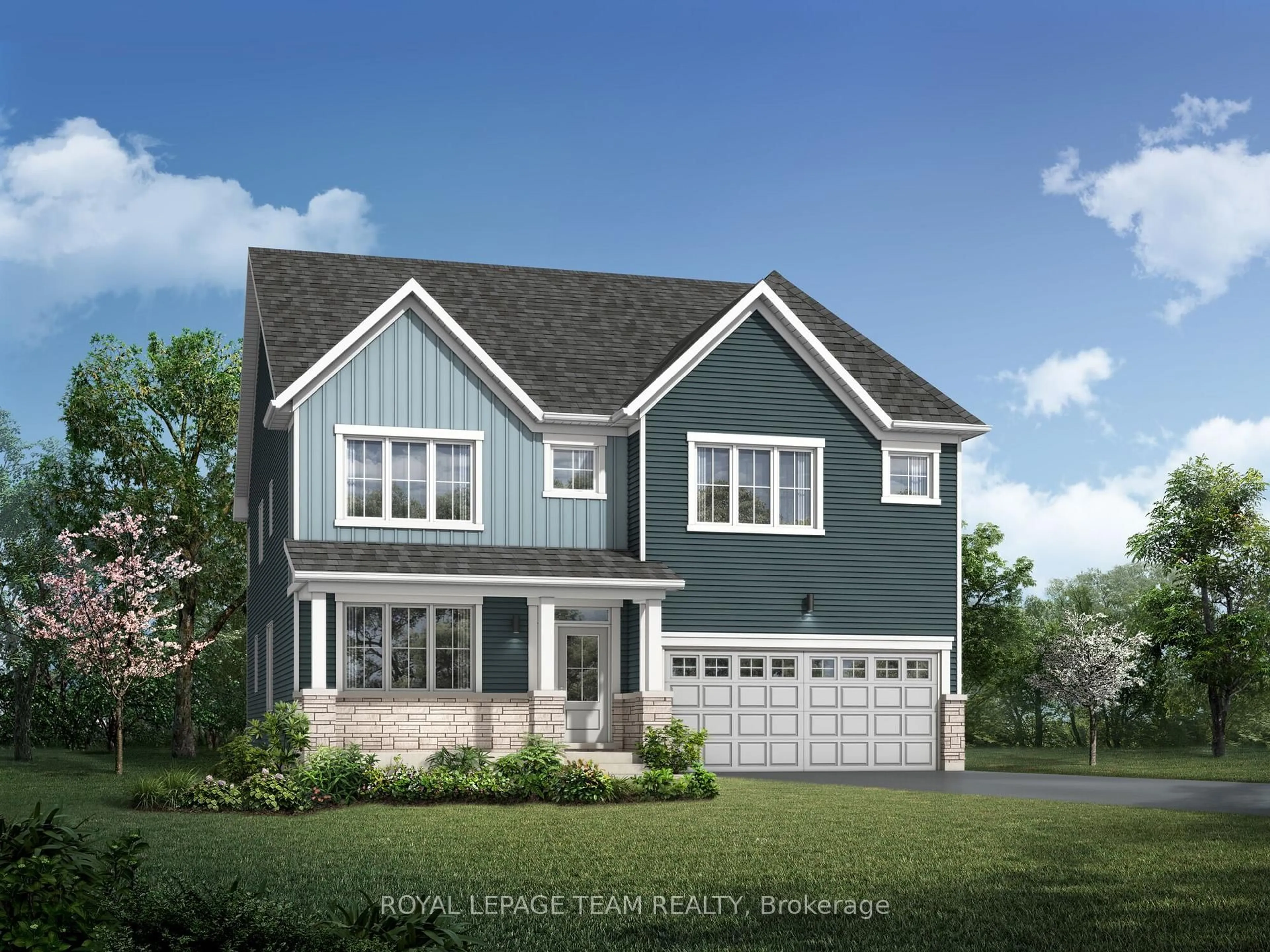 Home with vinyl exterior material, street for 1038 Charolais Pl, Richmond Ontario K0A 2Z0