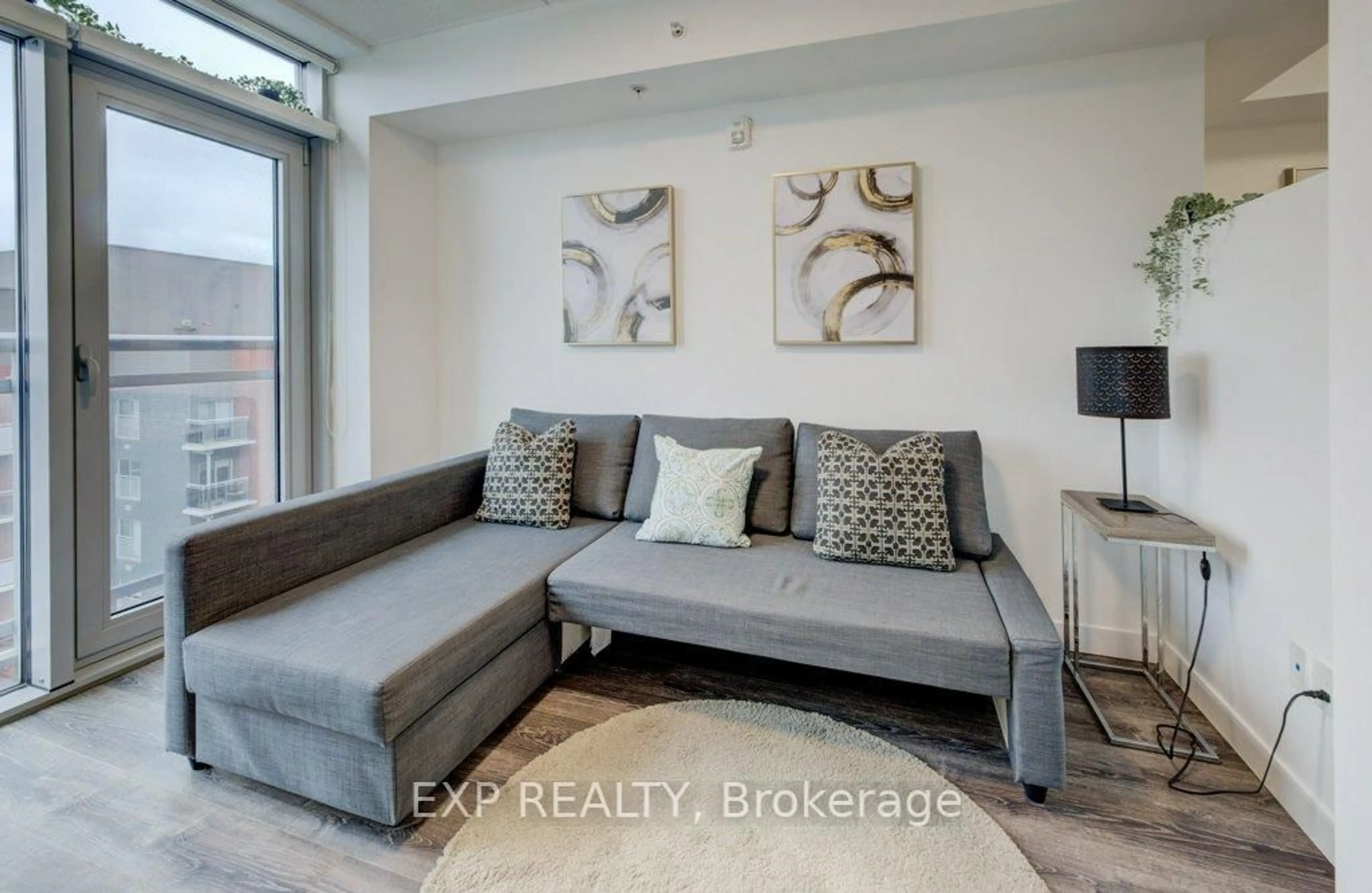 Living room with furniture, unknown for 250 Albert St #718, Waterloo Ontario N2L 0H5