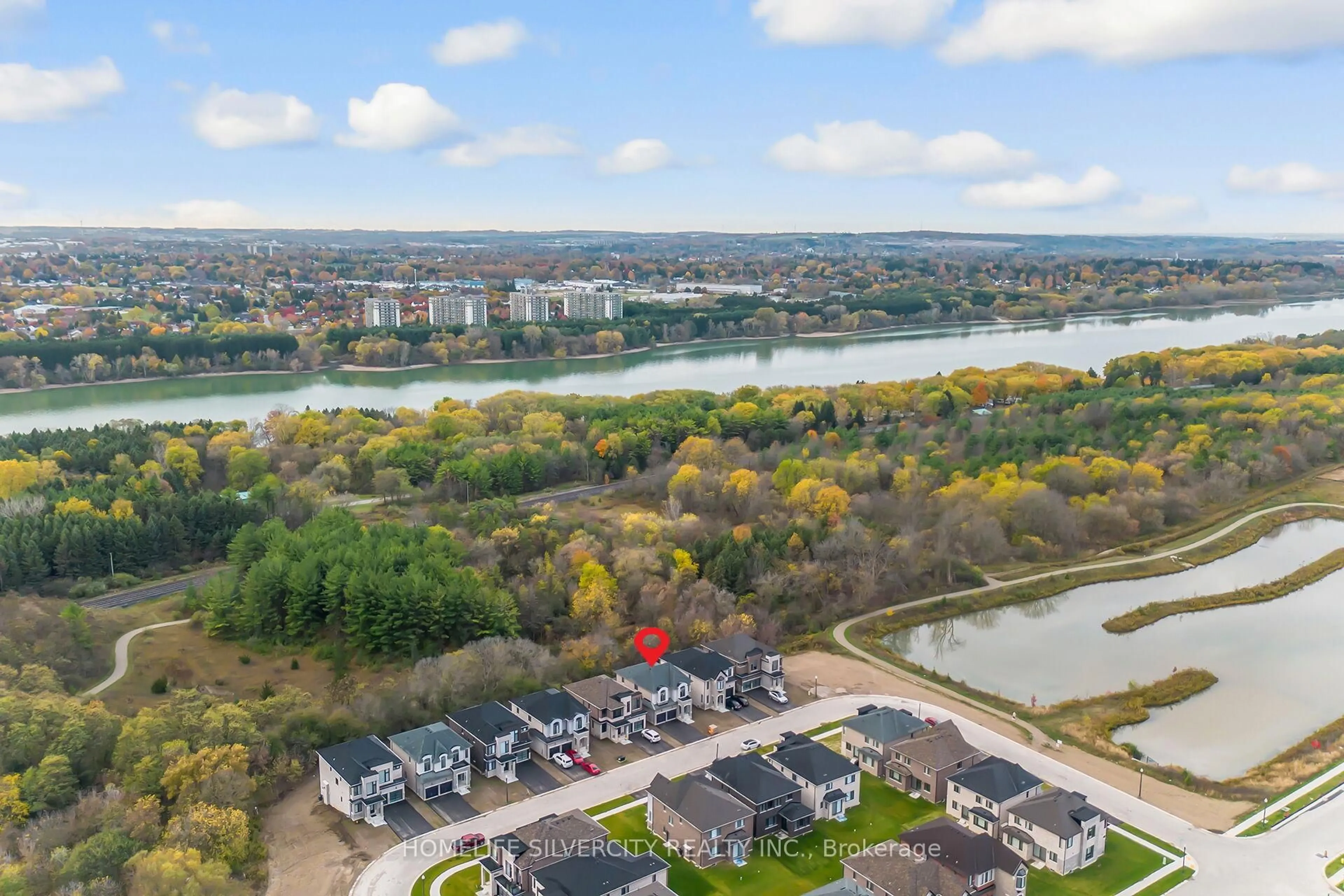 A pic from outside/outdoor area/front of a property/back of a property/a pic from drone, water/lake/river/ocean view for 149 Harwood Ave, Woodstock Ontario N4T 0P8