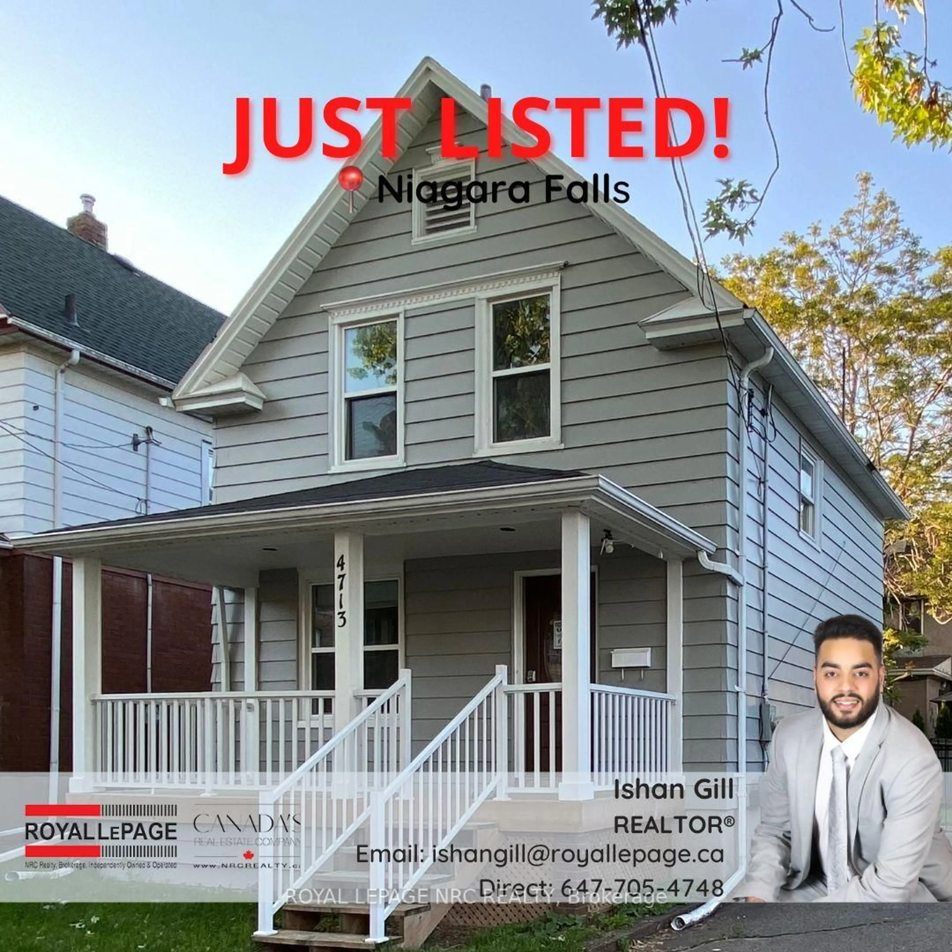 Home with vinyl exterior material, street for 4713 Cookman Cres, Niagara Falls Ontario L2E 1C1