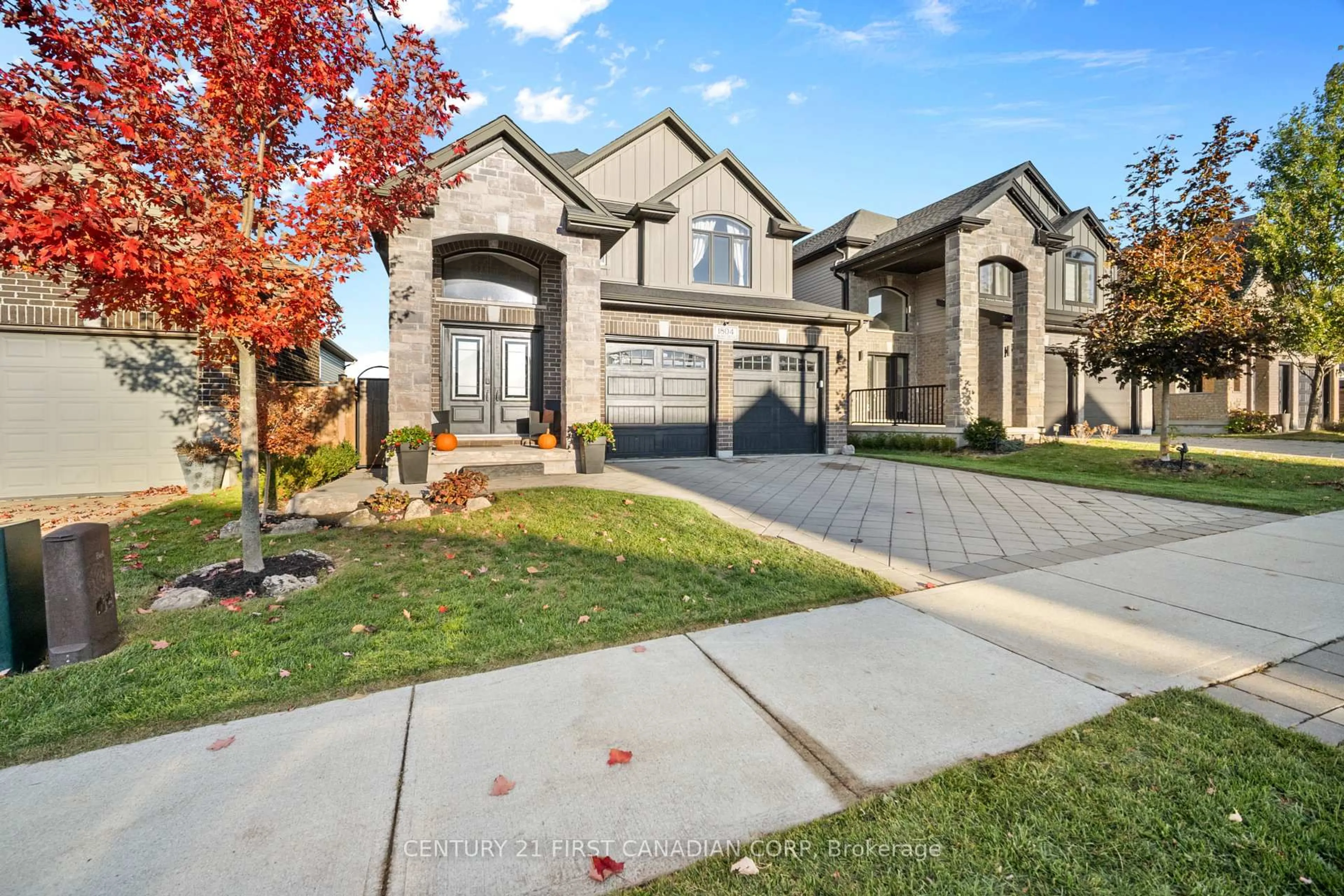 Home with brick exterior material, street for 1804 BROWN Dr, London North Ontario N6G 0M4