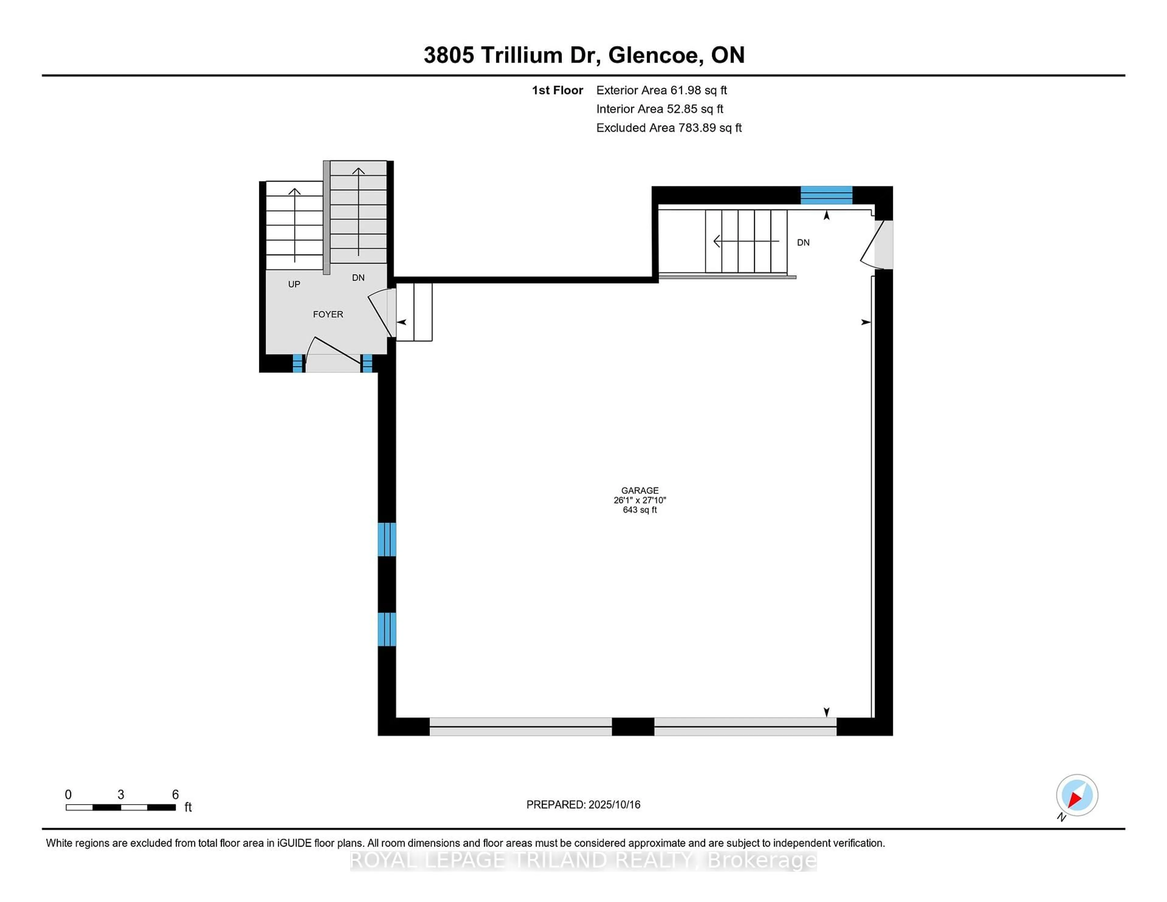 Floor plan for 3805 Trillium Dr, Southwest Middlesex Ontario N0L 1M0