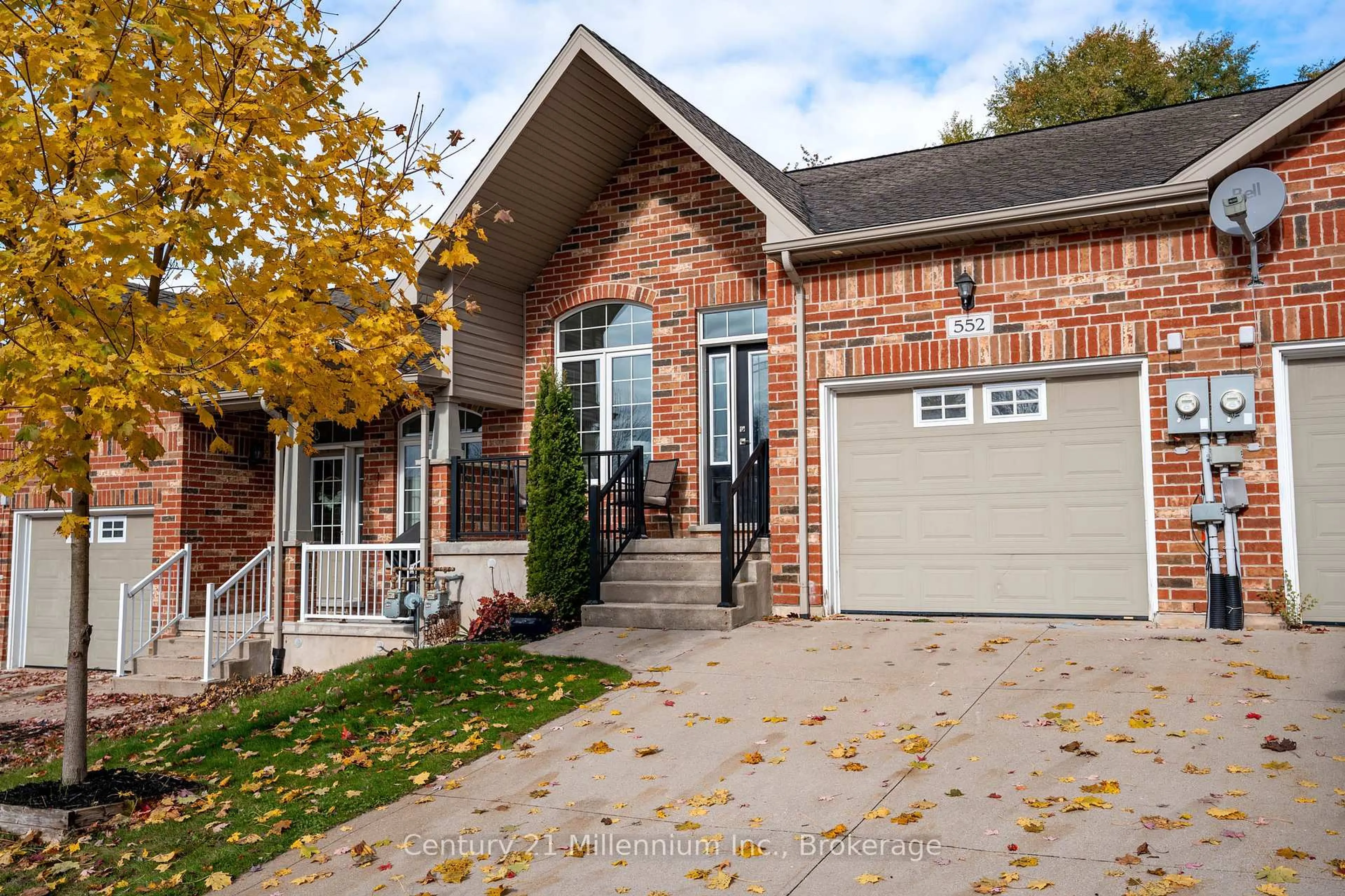 Home with brick exterior material, street for 552 9th Street 'a' St, Owen Sound Ontario N4K 0C4