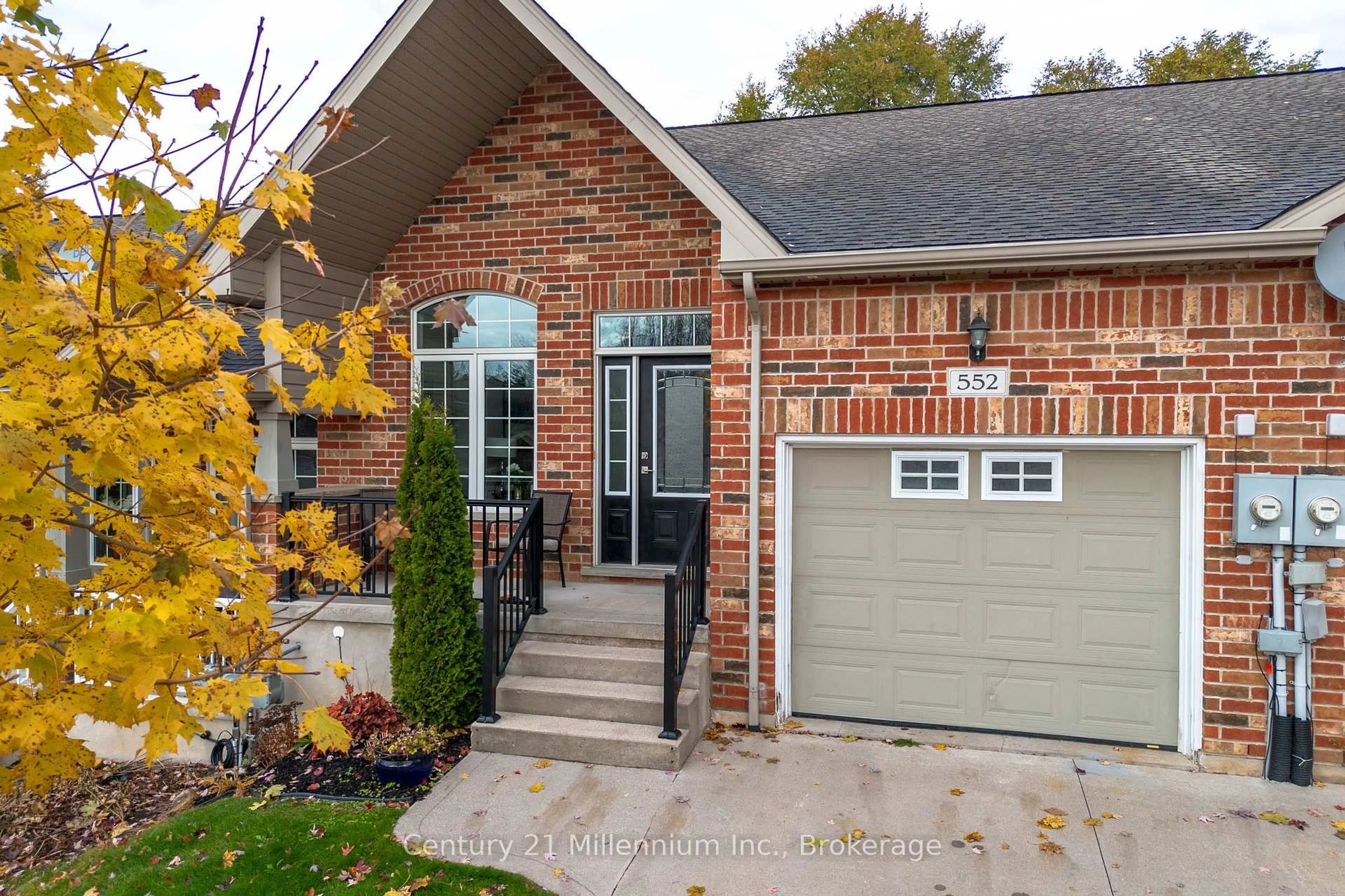 Home with brick exterior material, street for 552 9th Street 'a' St, Owen Sound Ontario N4K 0C4