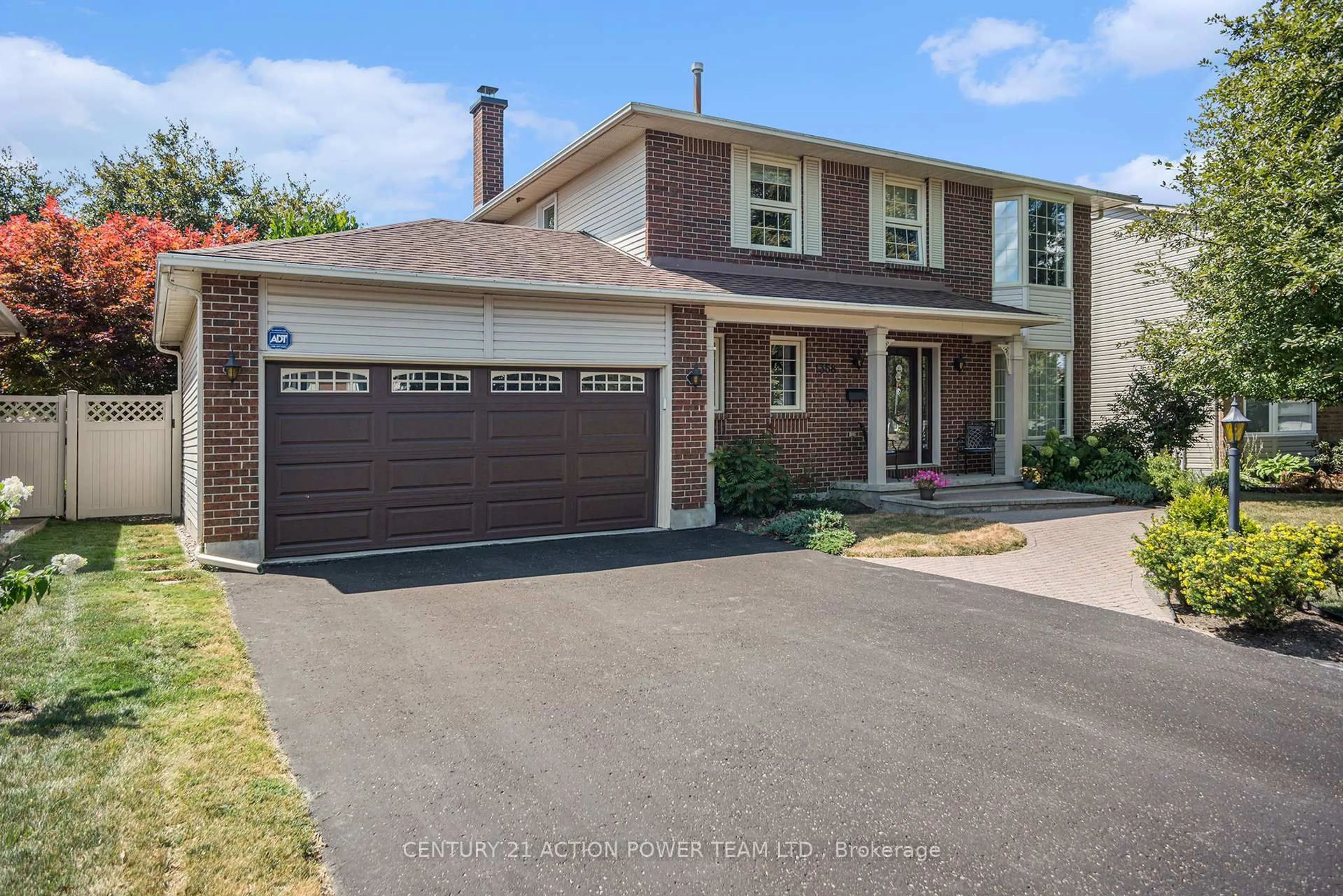 Home with brick exterior material, street for 1358 Turner Cres, Orleans Ontario K1E 2Y4