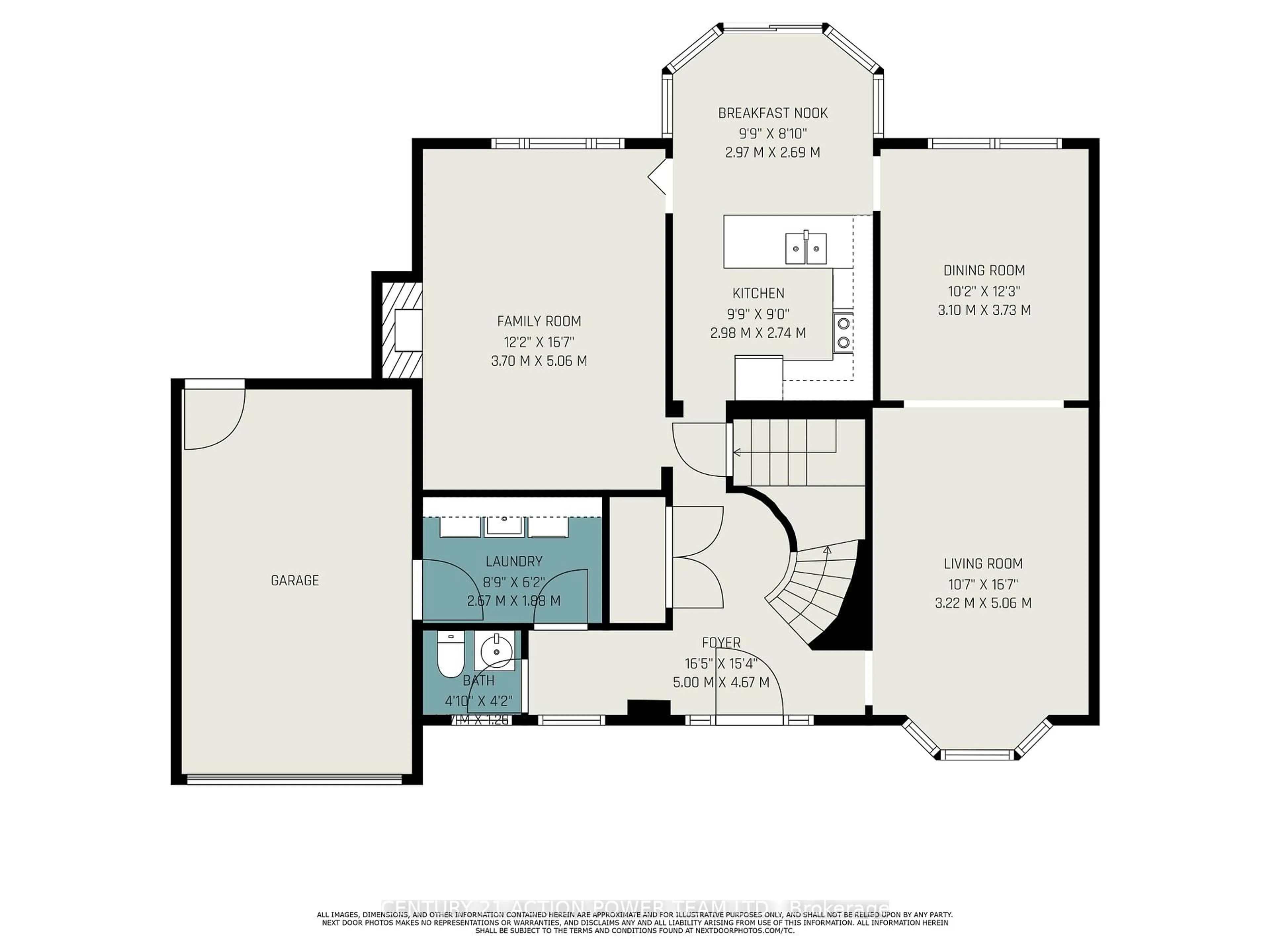 Floor plan for 1358 Turner Cres, Orleans Ontario K1E 2Y4