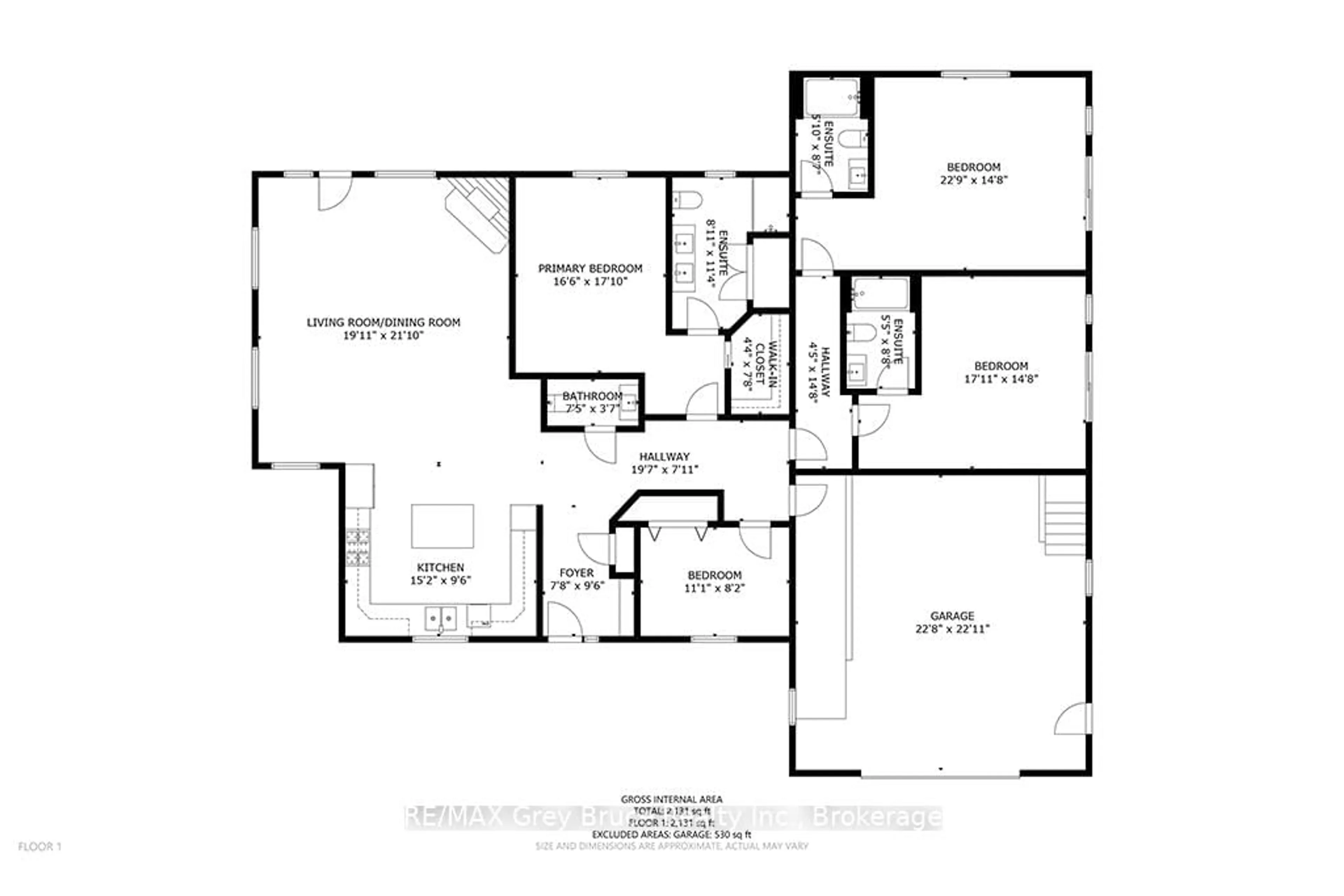 Floor plan for 1379 West Rd, Northern Bruce Peninsula Ontario N0H 1W0