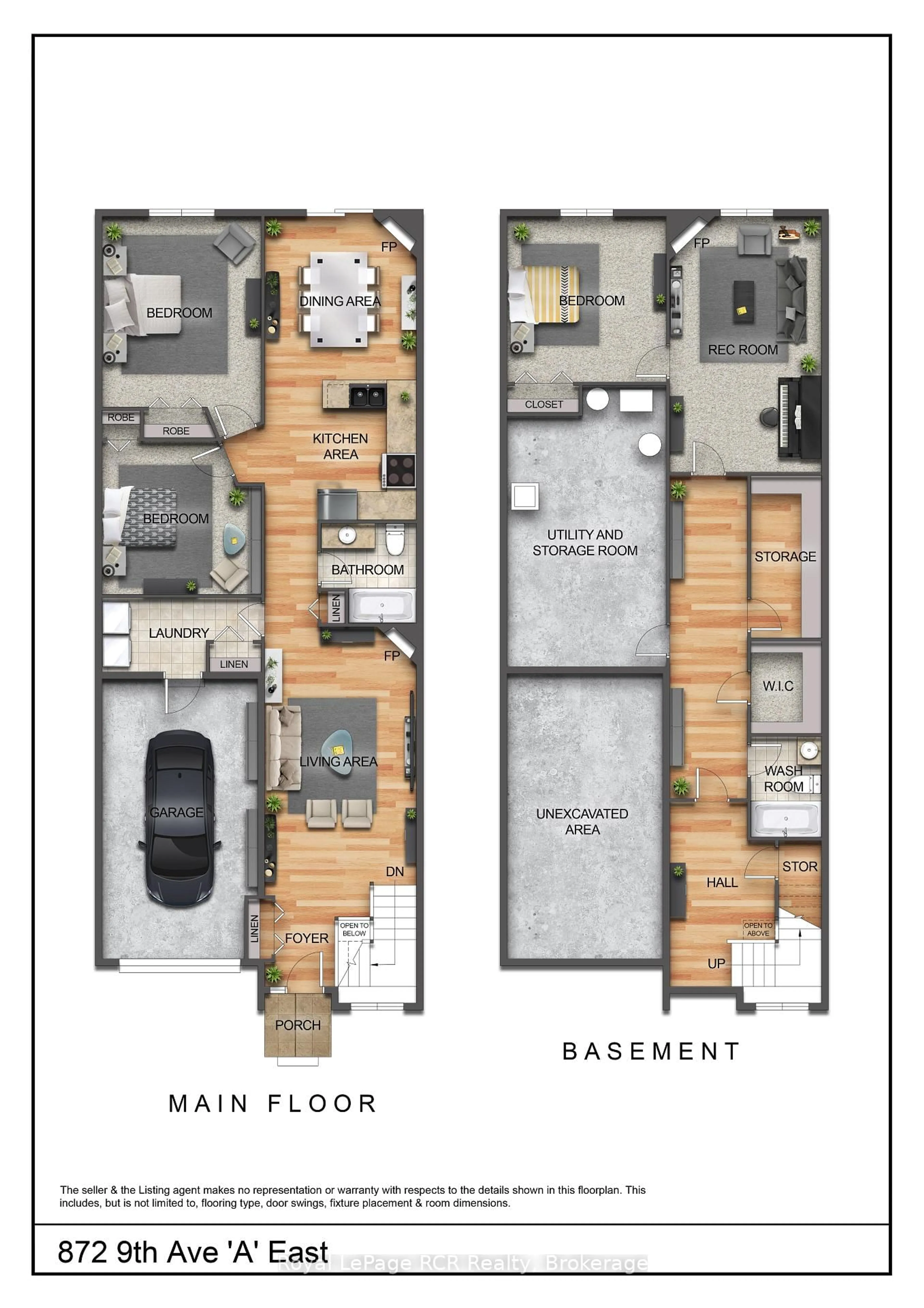 Floor plan for 872 9TH A East Ave, Owen Sound Ontario N4K 6Y6