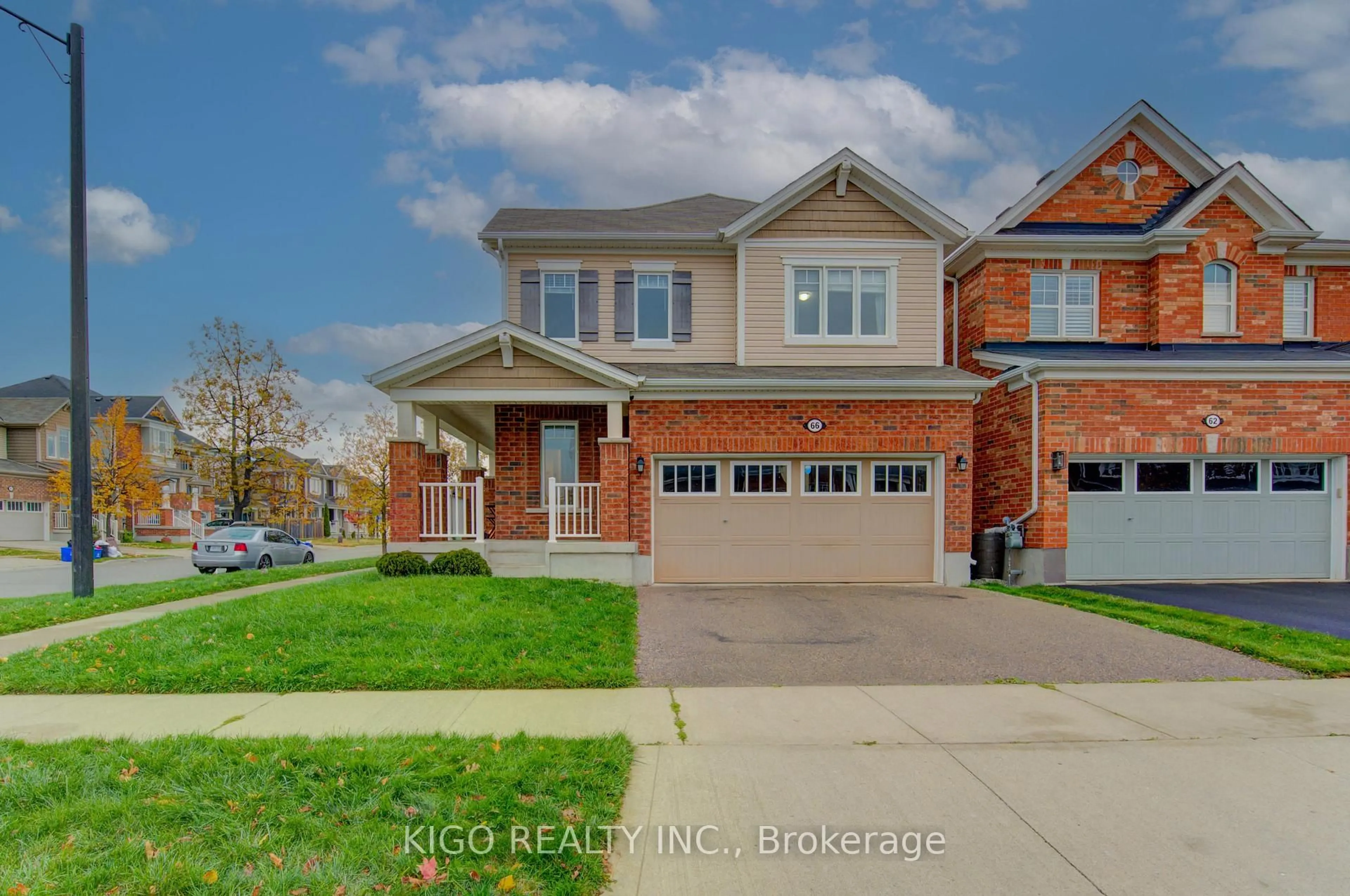 Home with brick exterior material, street for 66 Shoreacres Dr, Kitchener Ontario N2R 0K7
