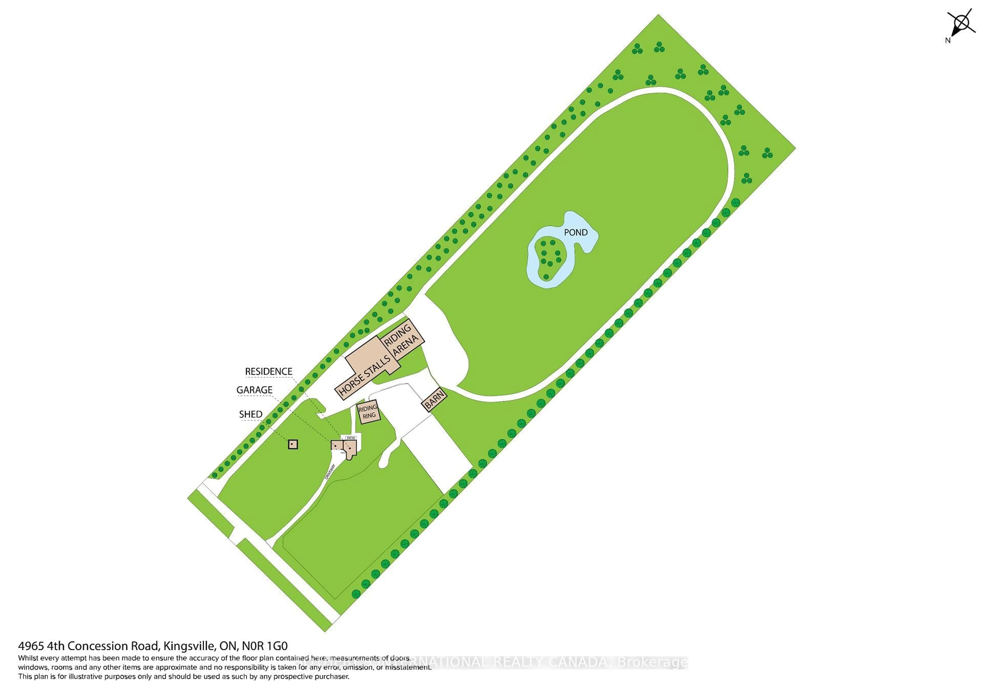 Floor plan for 4965 4th Concession, Amherstburg Ontario N0R 1G0