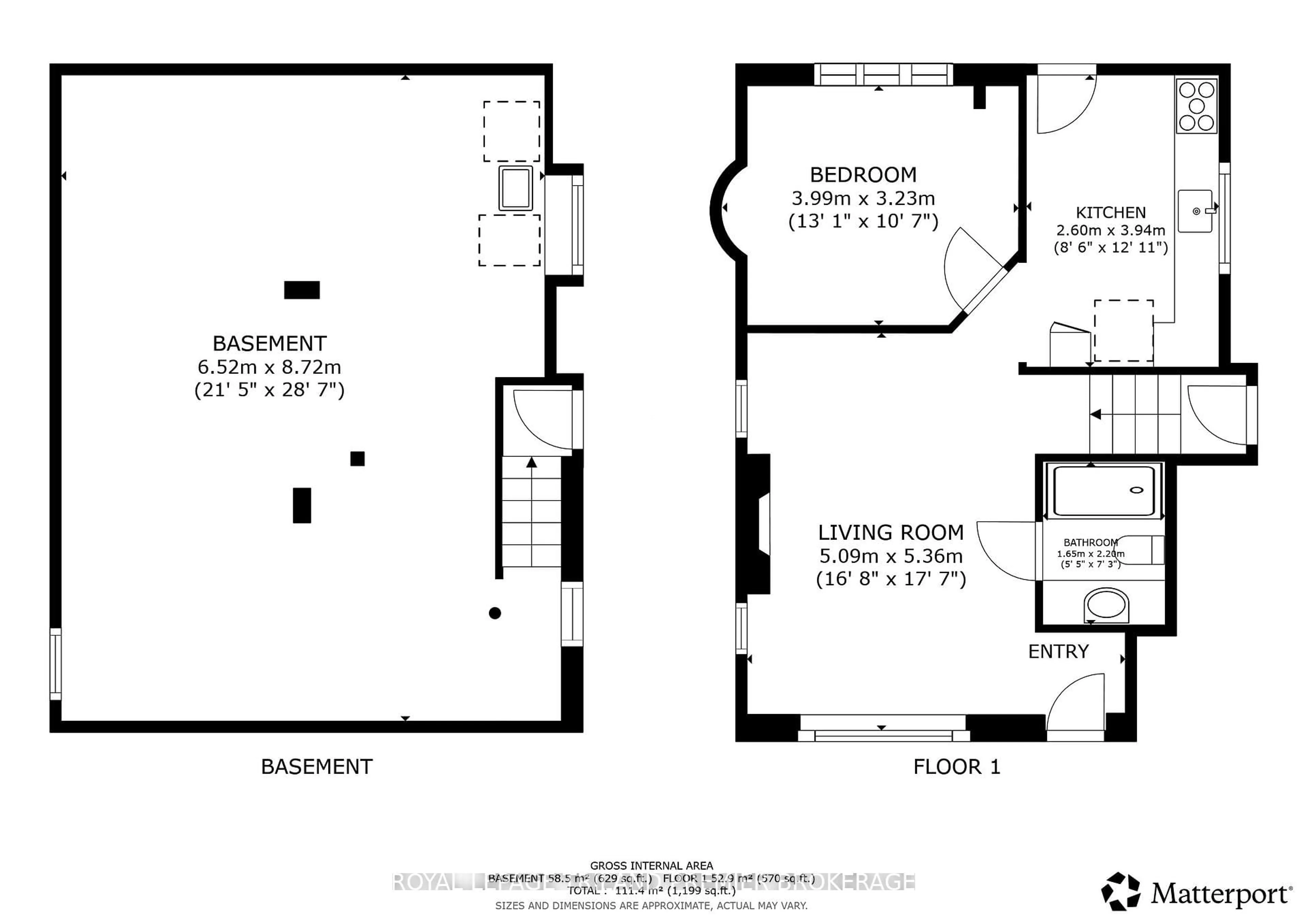 Floor plan for 636 Queens Ave, London East Ontario N5W 3H1