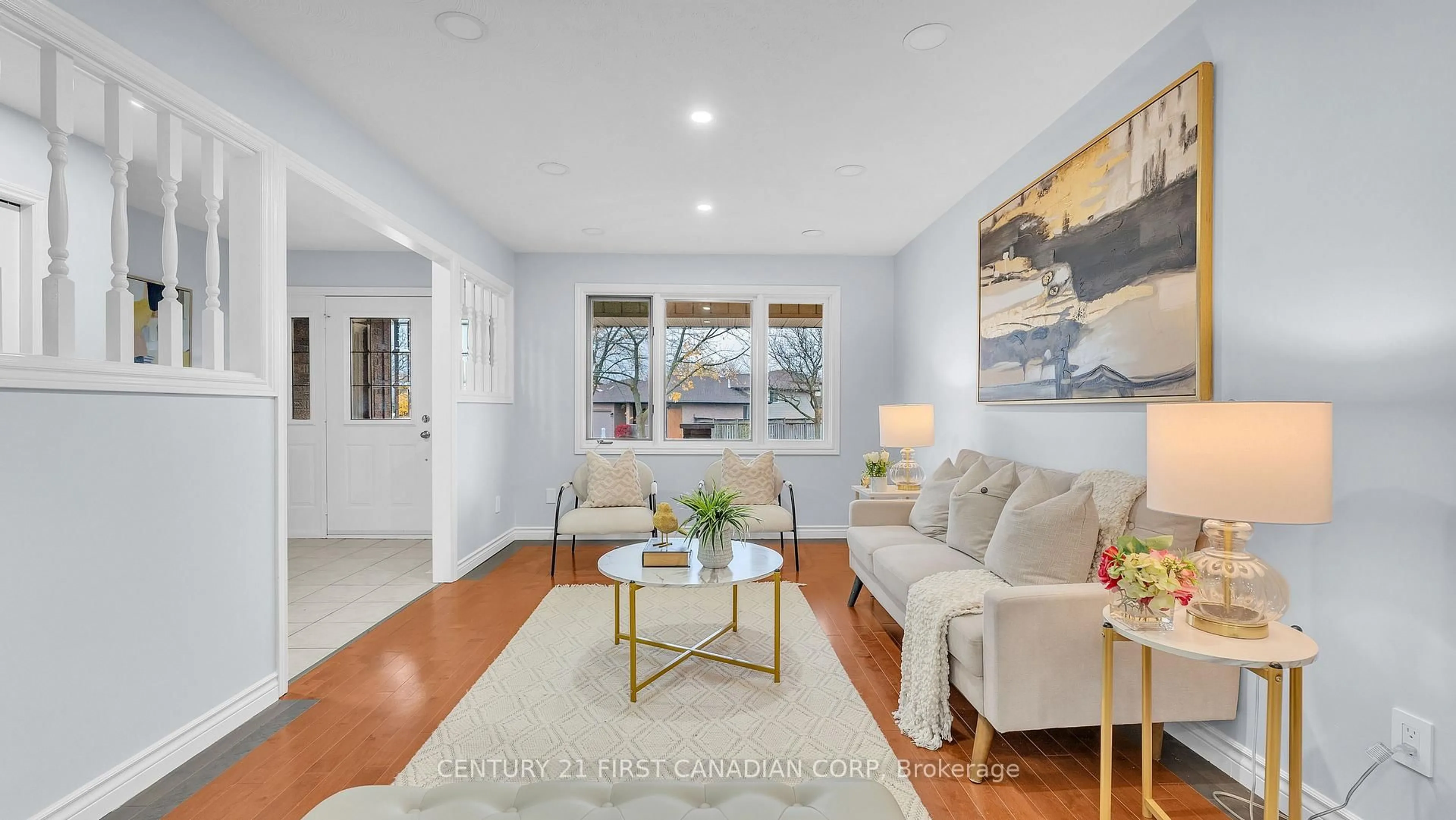 Living room with furniture, unknown for 92 Golfdale Cres, London South Ontario N6C 5P5