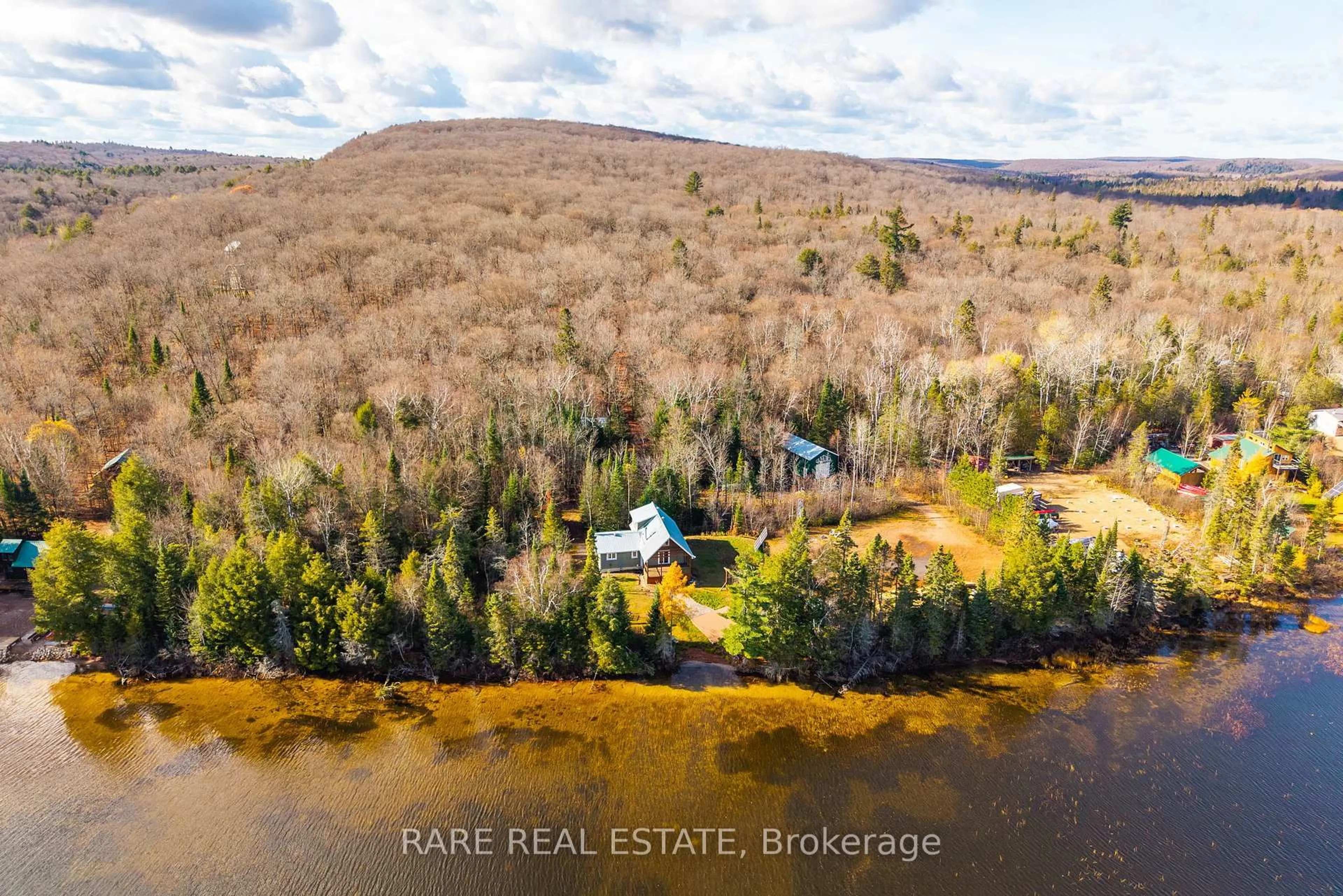 A pic from outside/outdoor area/front of a property/back of a property/a pic from drone, water/lake/river/ocean view for LOT 6 Chemical Rd, Chisholm Ontario P0A 1X0