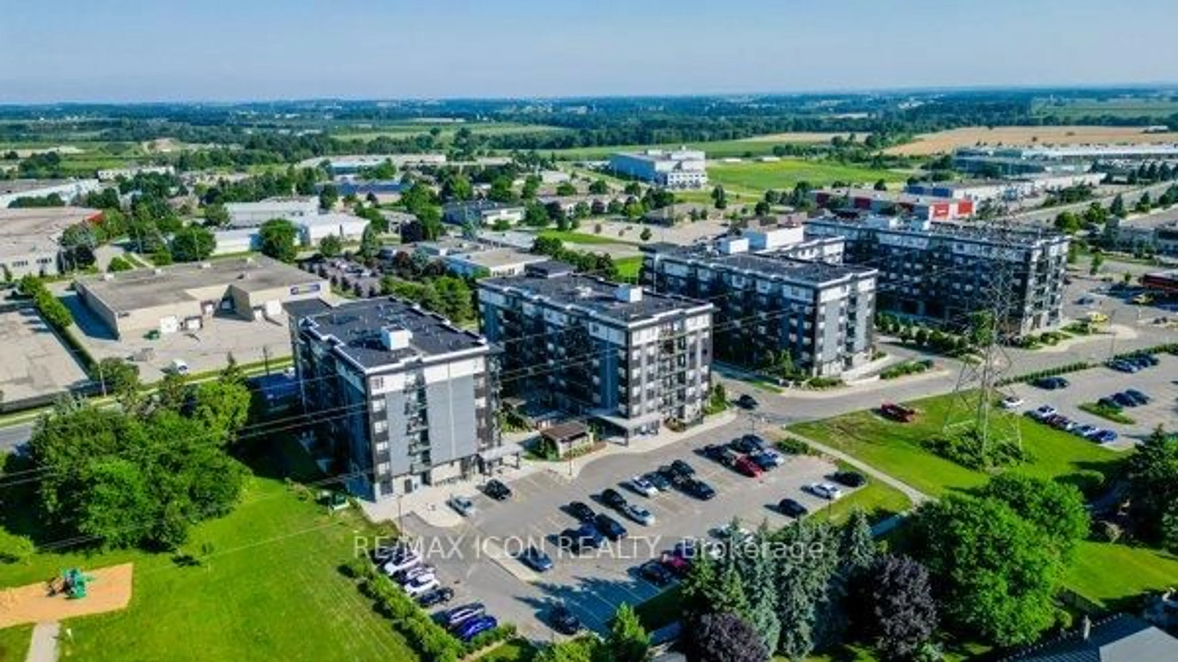 A pic from outside/outdoor area/front of a property/back of a property/a pic from drone, unknown for 247 Northfield Dr #502, Waterloo Ontario N2K 0H1