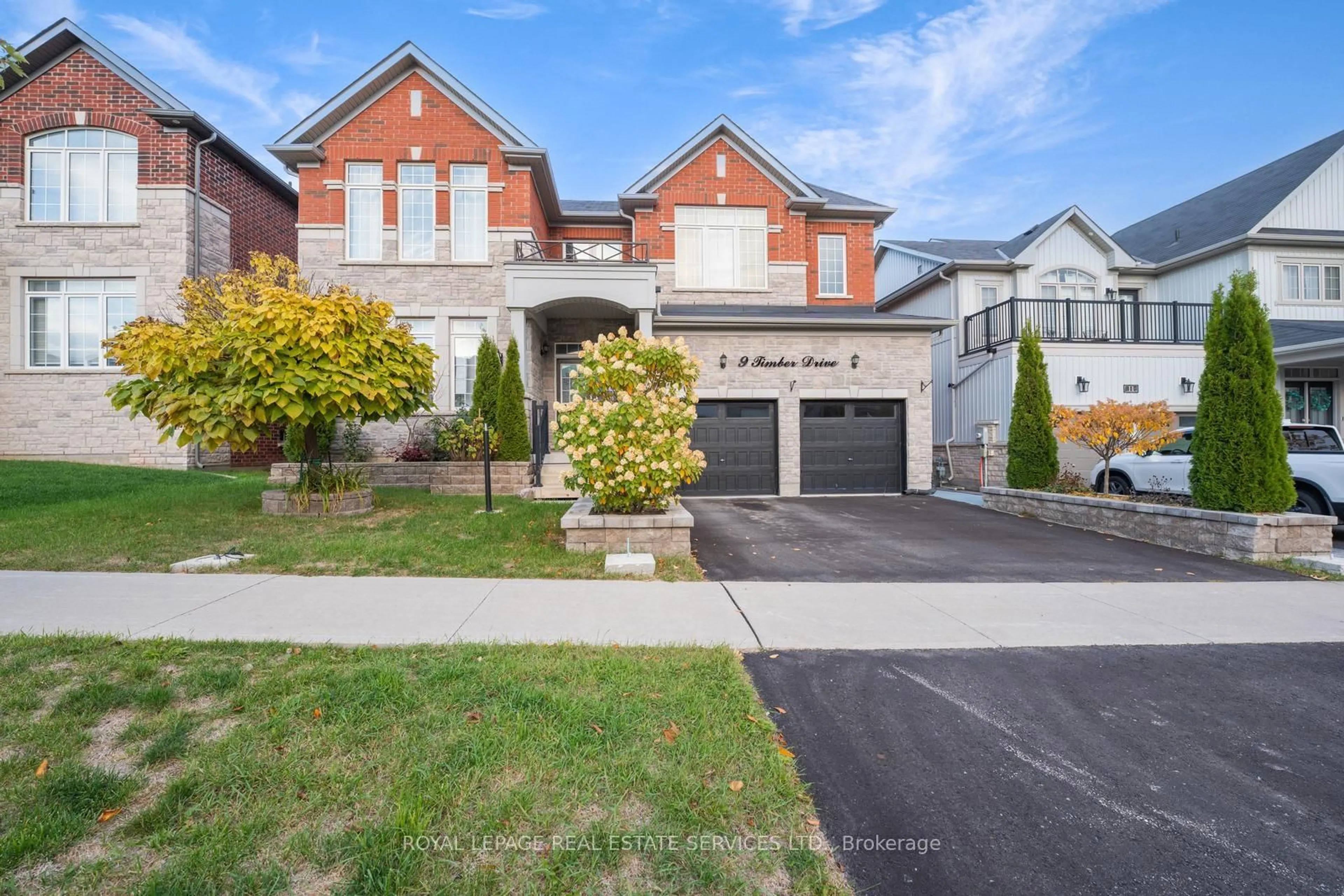 Home with brick exterior material, street for 9 Timber Dr, Cavan Monaghan Ontario L0A 1G0