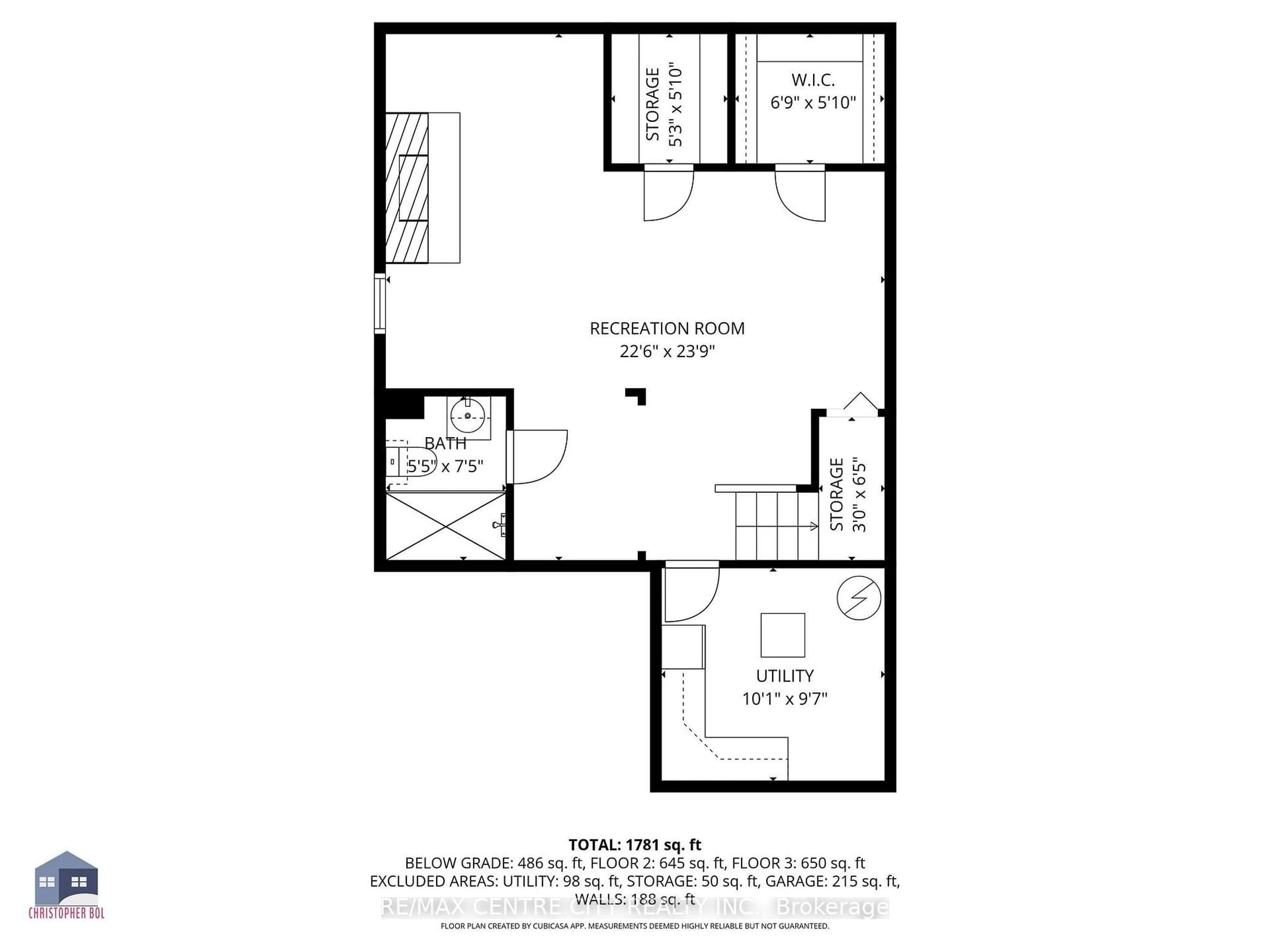 Floor plan for 168 Clara Cres, London South Ontario N6E 3G8