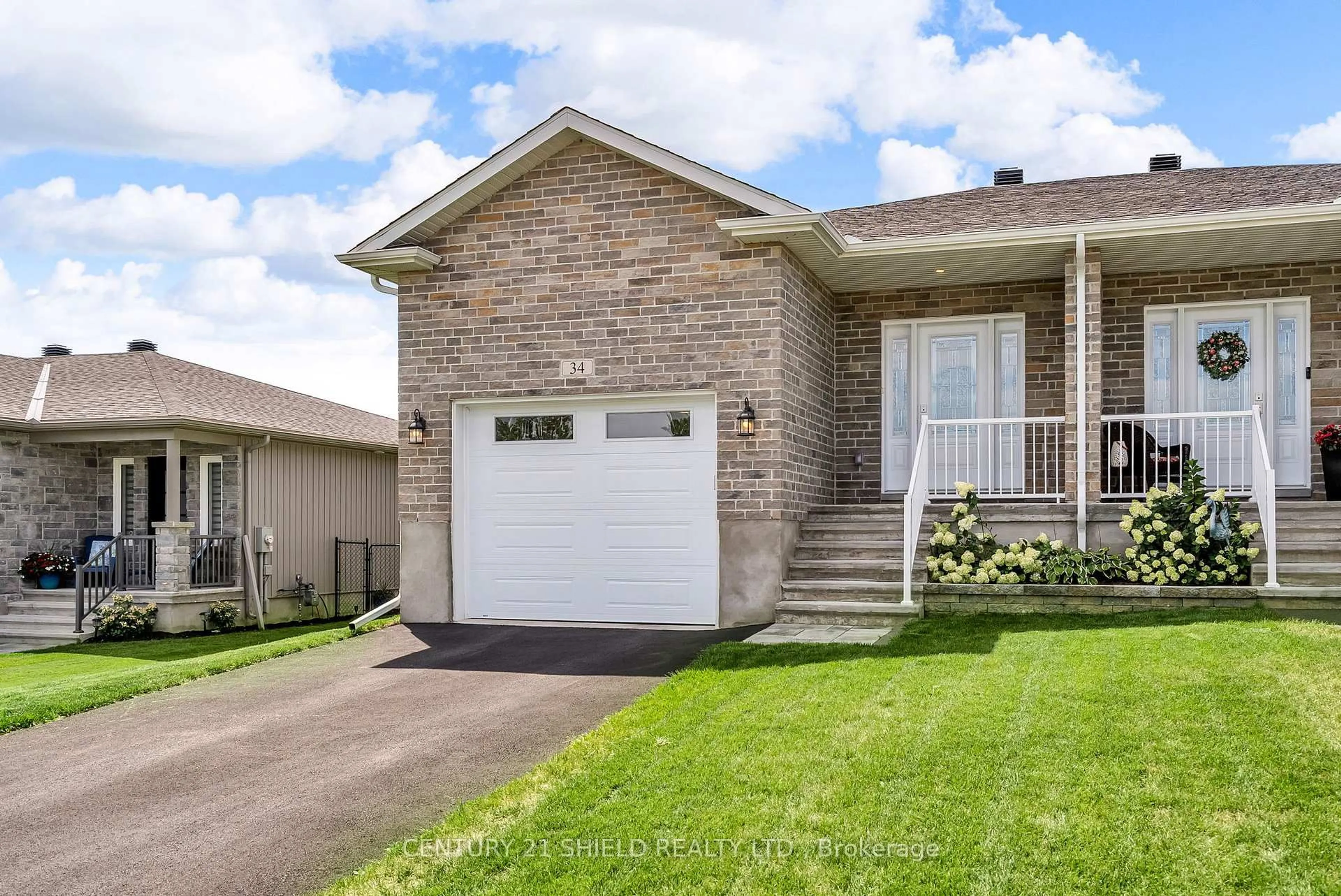 Home with brick exterior material, street for 34 Forrester Way, South Stormont Ontario K0C 1P0
