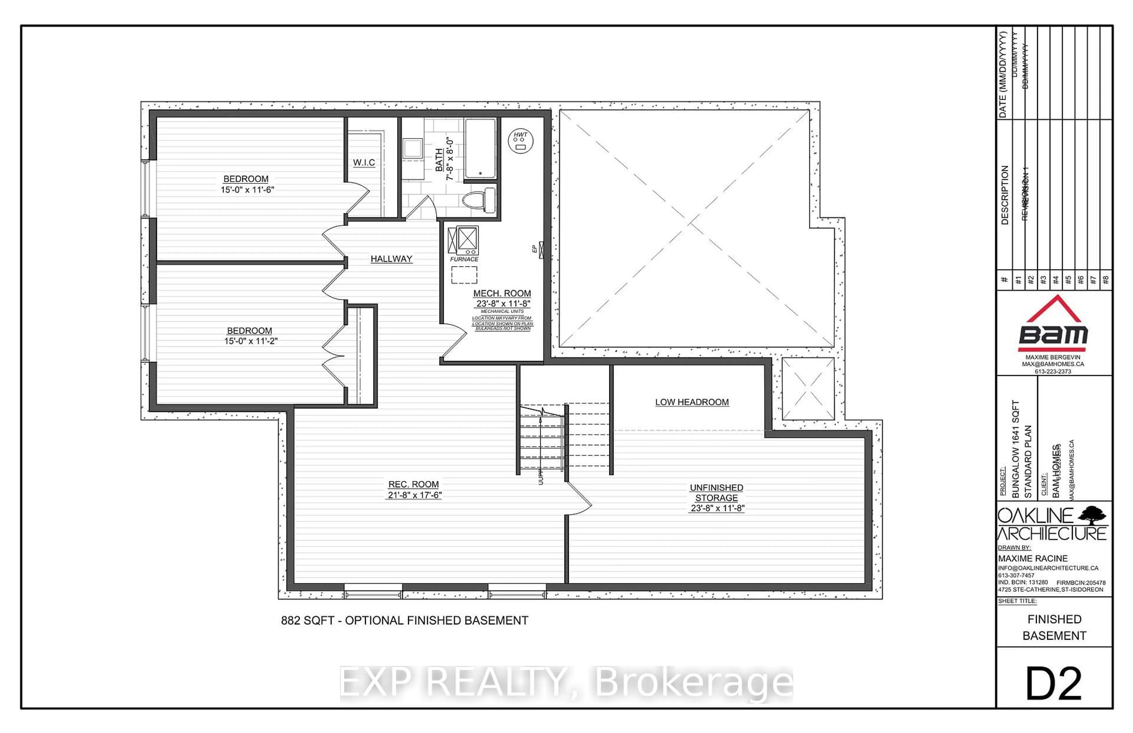 Floor plan for Lot 4 1 Finch St, North Stormont Ontario K0C 1K0