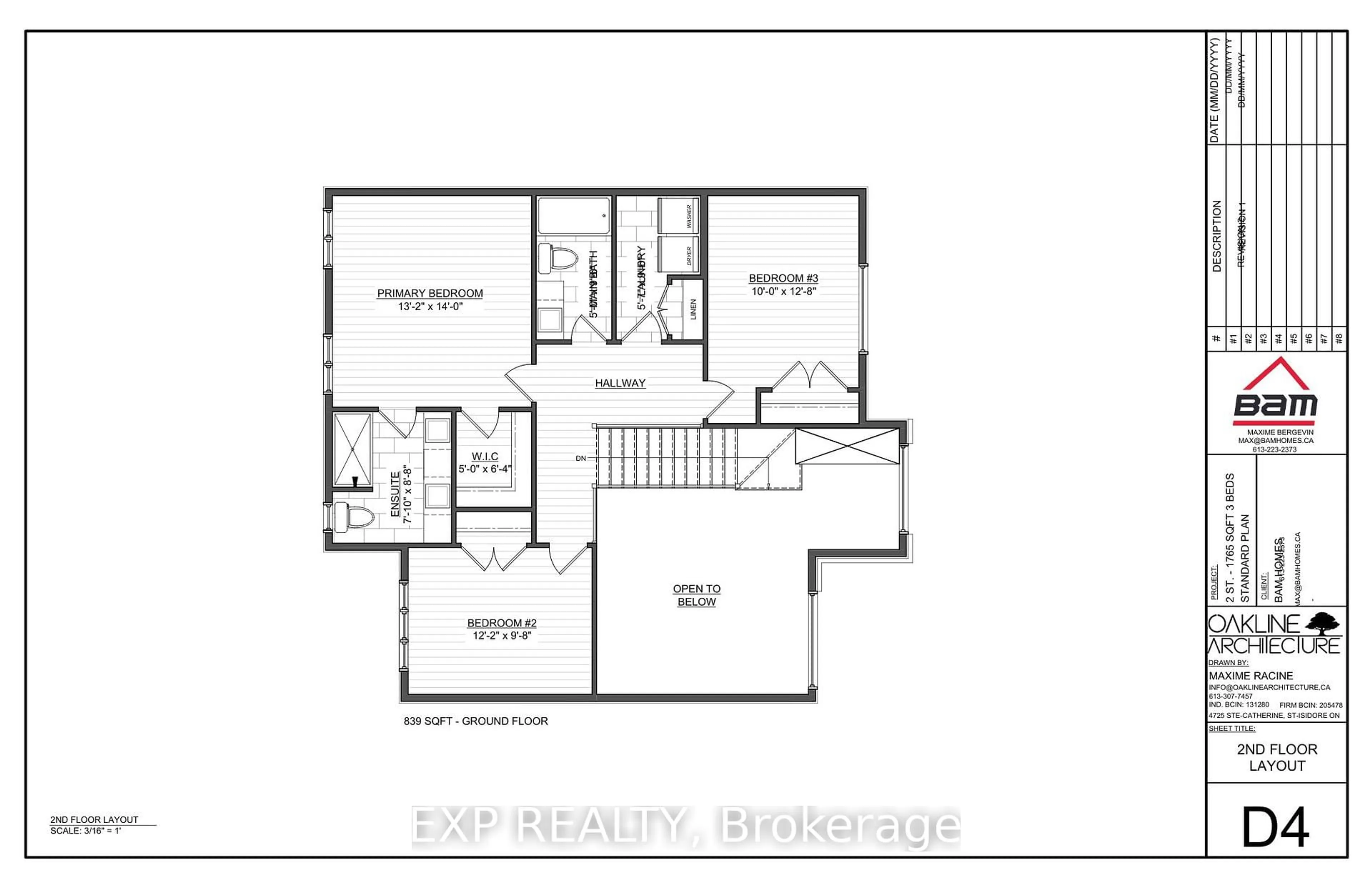 Floor plan for Lot 2 1 St, North Stormont Ontario K0C 1K0