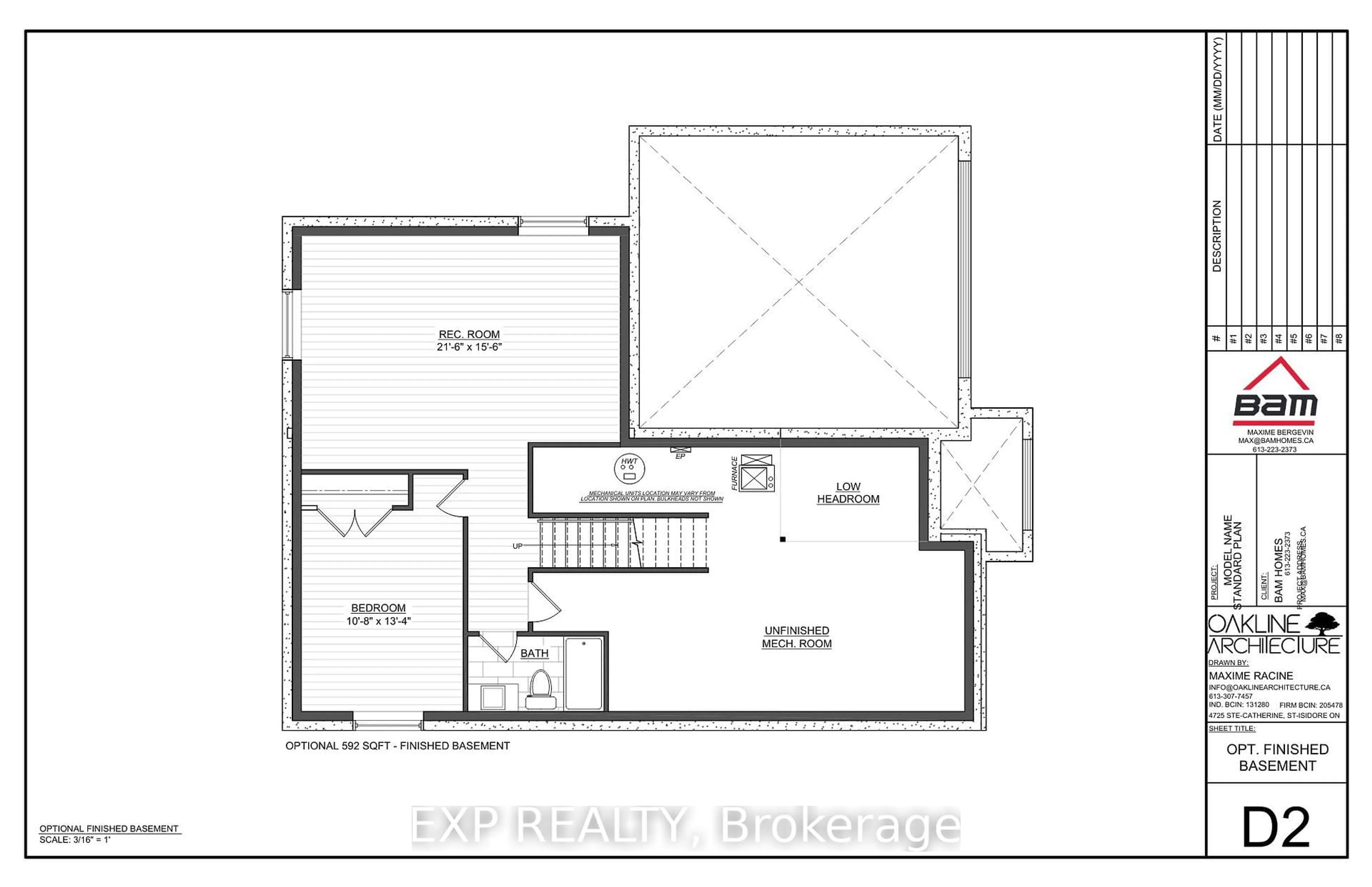Floor plan for Lot 5 1 St, North Stormont Ontario K0C 1K0
