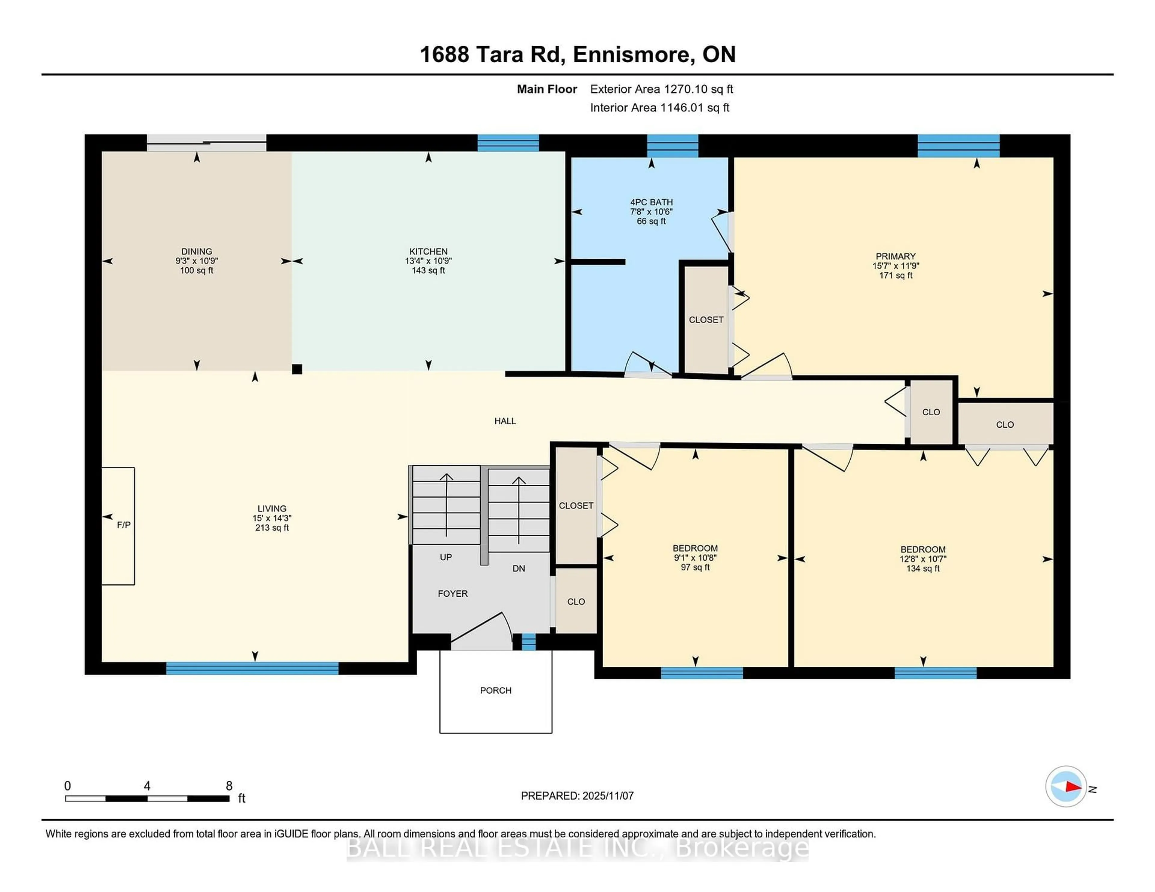 Floor plan for 1688 Tara Rd, Selwyn Ontario K9J 6X2