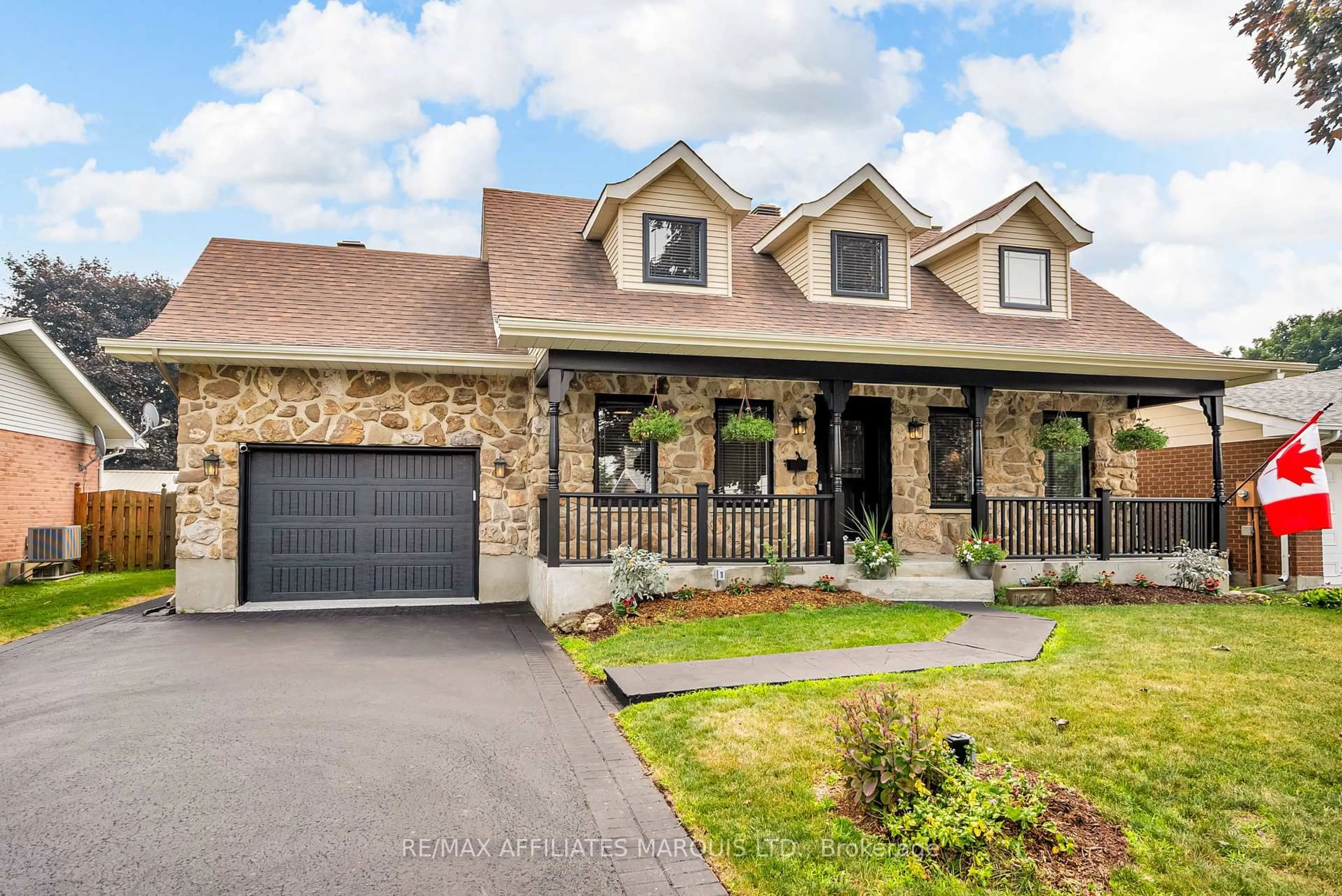 Home with brick exterior material, street for 1936 Concorde Ave, Cornwall Ontario K6H 6M7