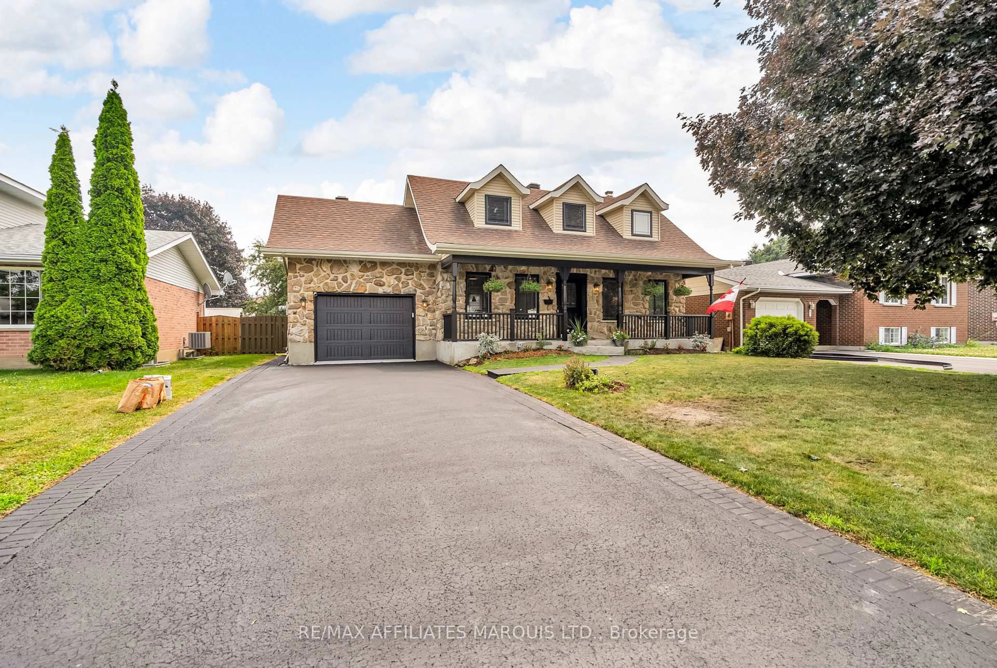 Home with brick exterior material, street for 1936 Concorde Ave, Cornwall Ontario K6H 6M7