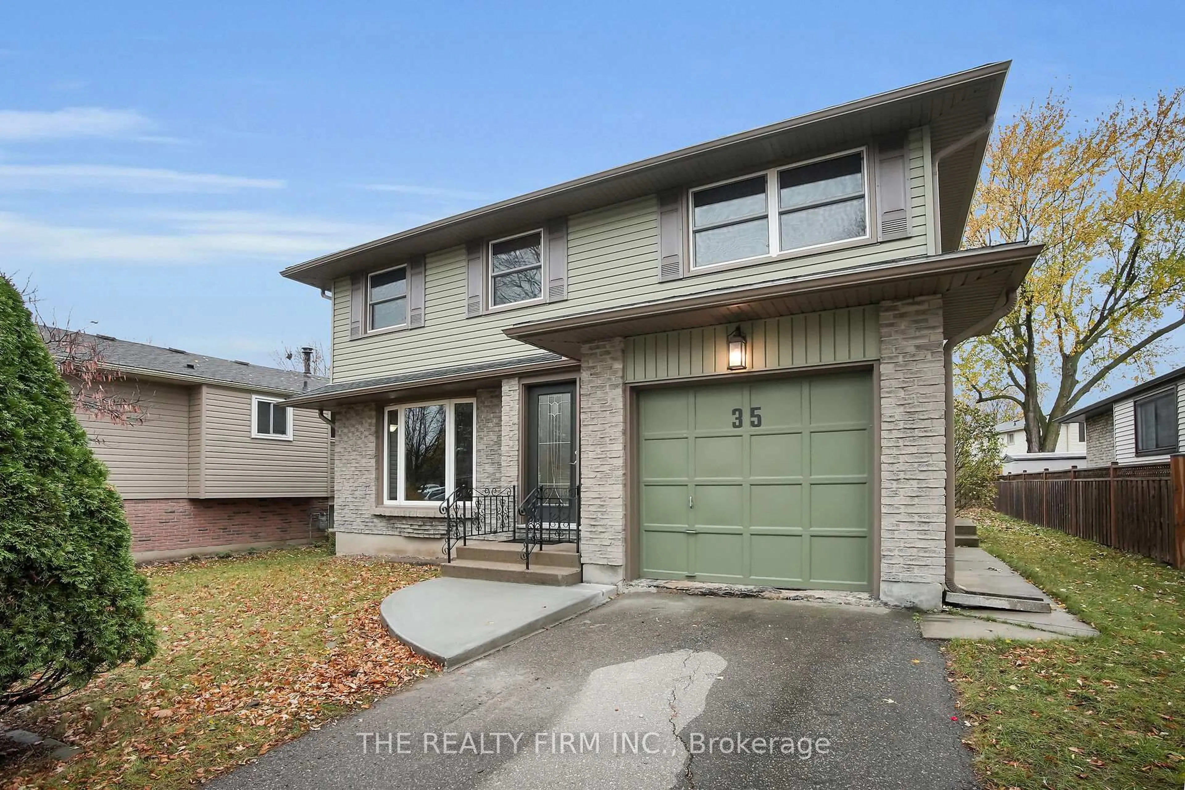 Home with brick exterior material, street for 35 Rostherne Cres, London South Ontario N6E 1Y3