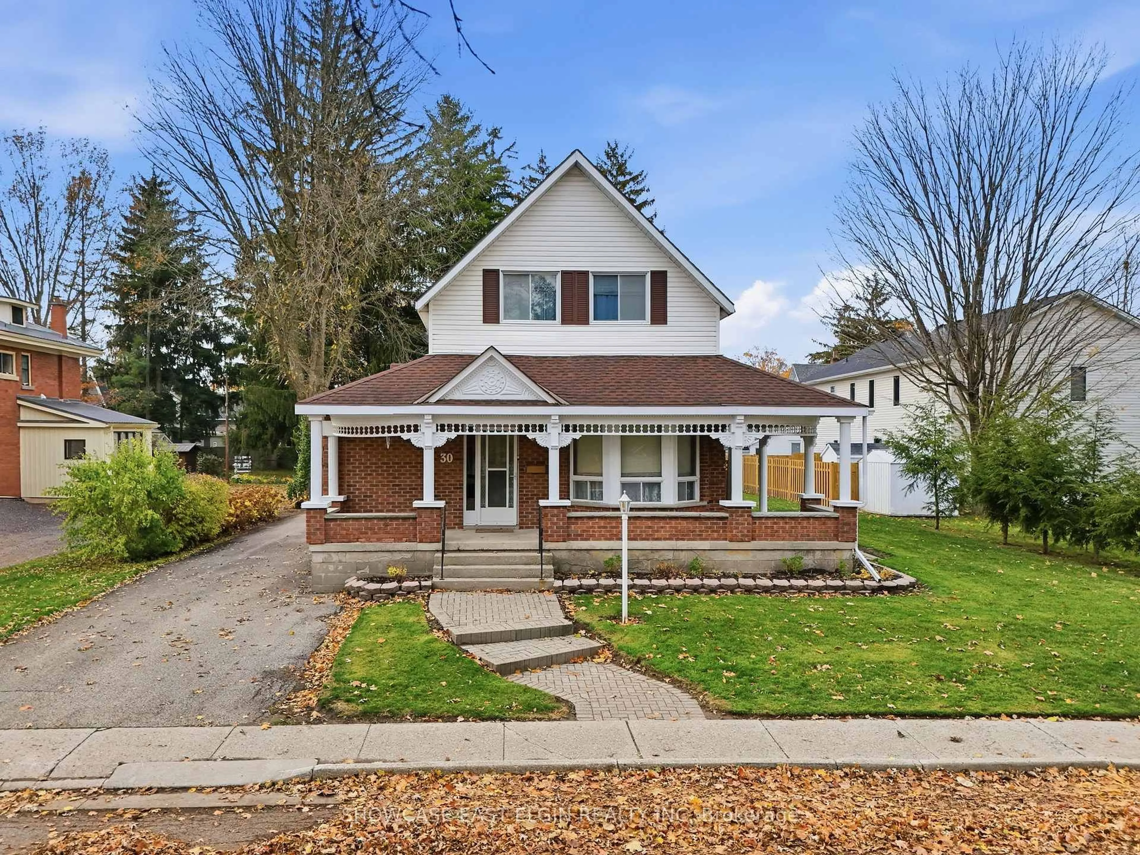 Home with brick exterior material, street for 30 Victoria St, Aylmer Ontario N5H 1W7