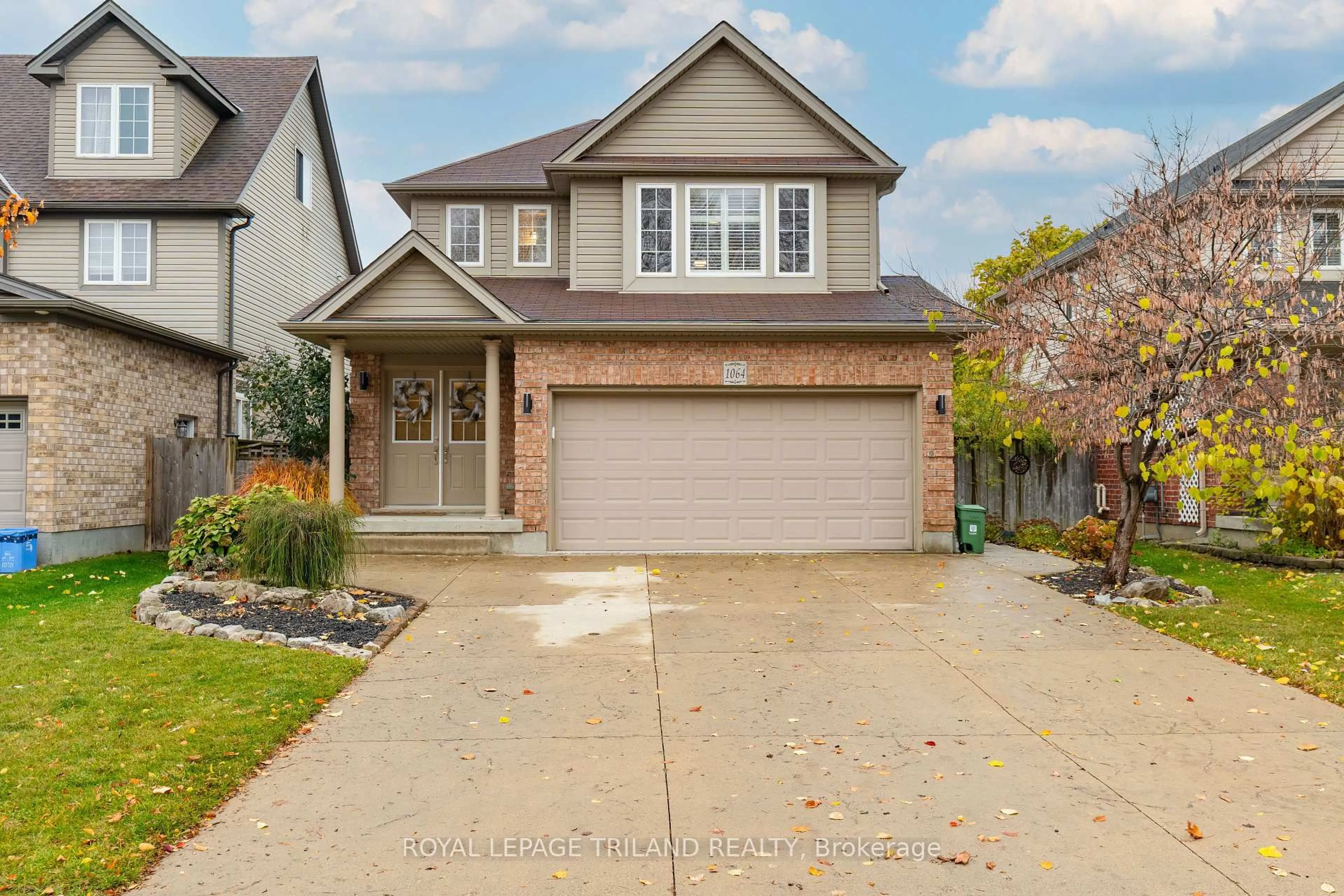 Home with brick exterior material, street for 1064 Foxcreek Rd, London North Ontario N6G 0C9